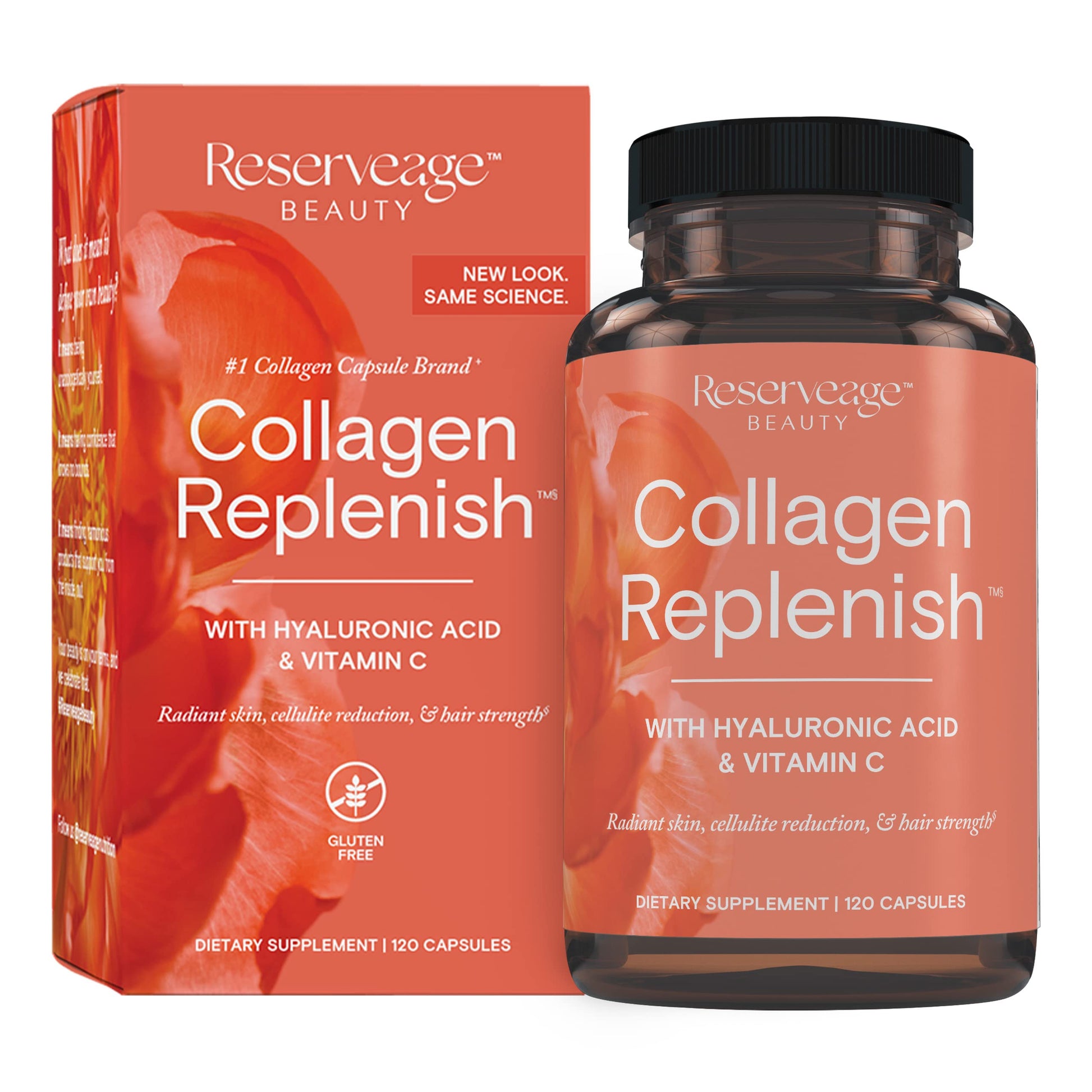 Reserveage Nutrition Beauty Collagen Replenish 120 Capsules