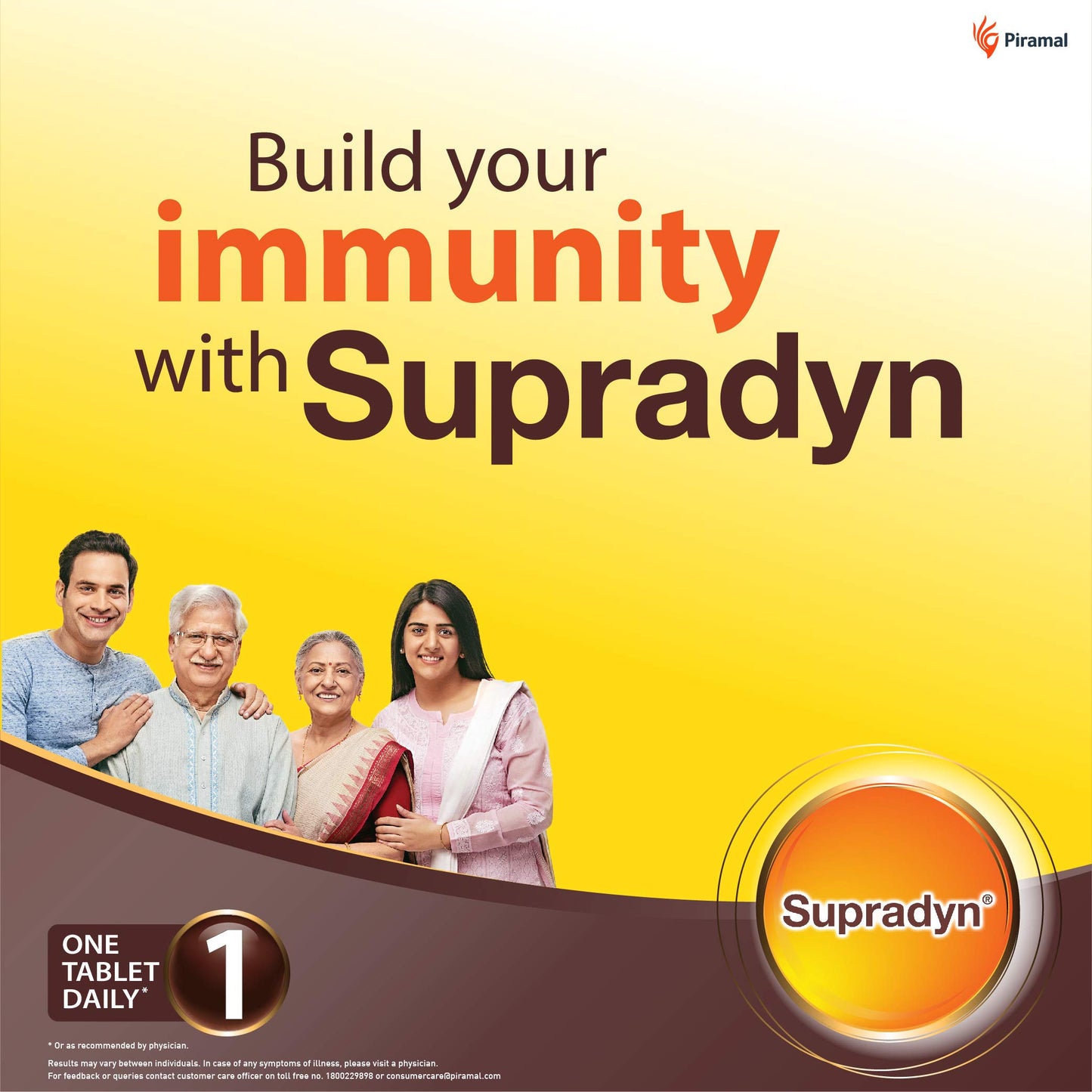 Decatela Supradyn Multivitamins Tablets with Minerals and Trace Elements Tablet, 225 Tablets