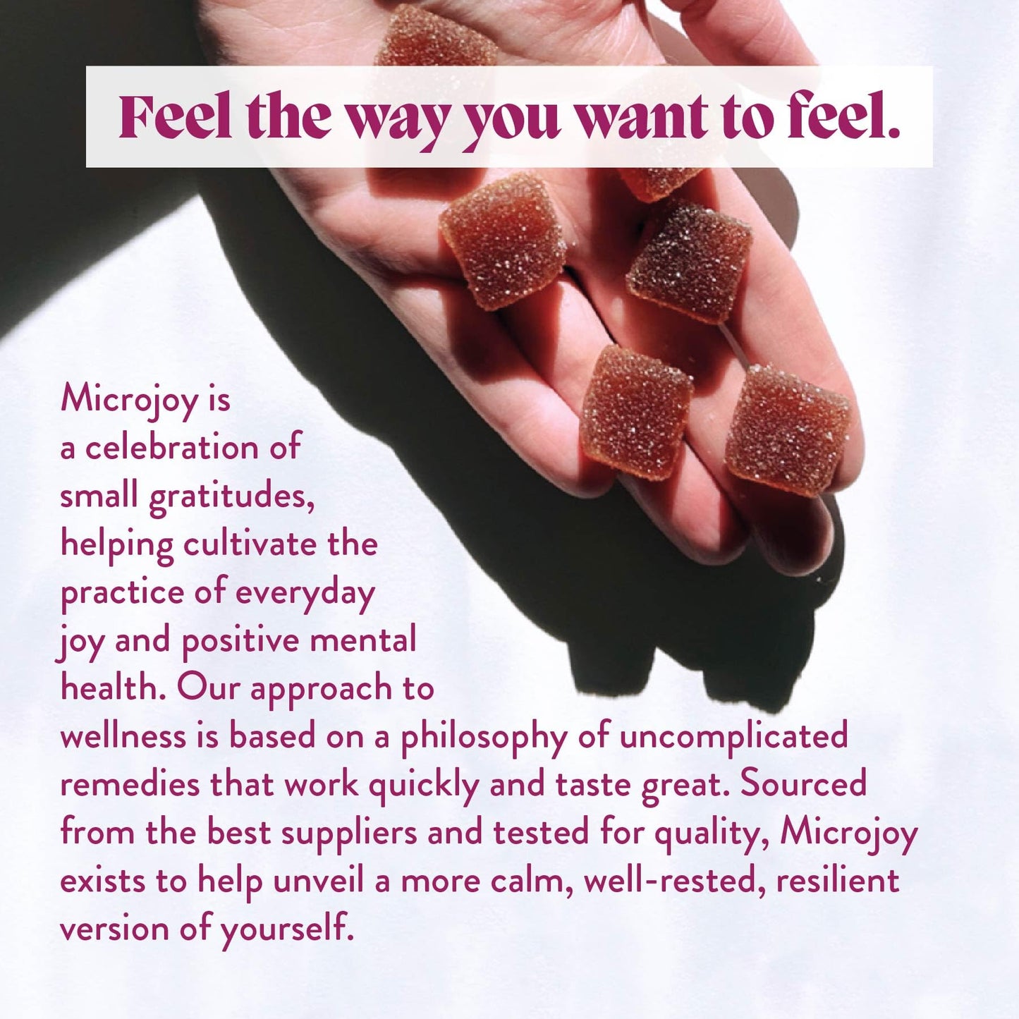 Microjoy Concentrate Gummies – Focus, Memory, Brain Health & Mood Support Supplement – 30 Count
