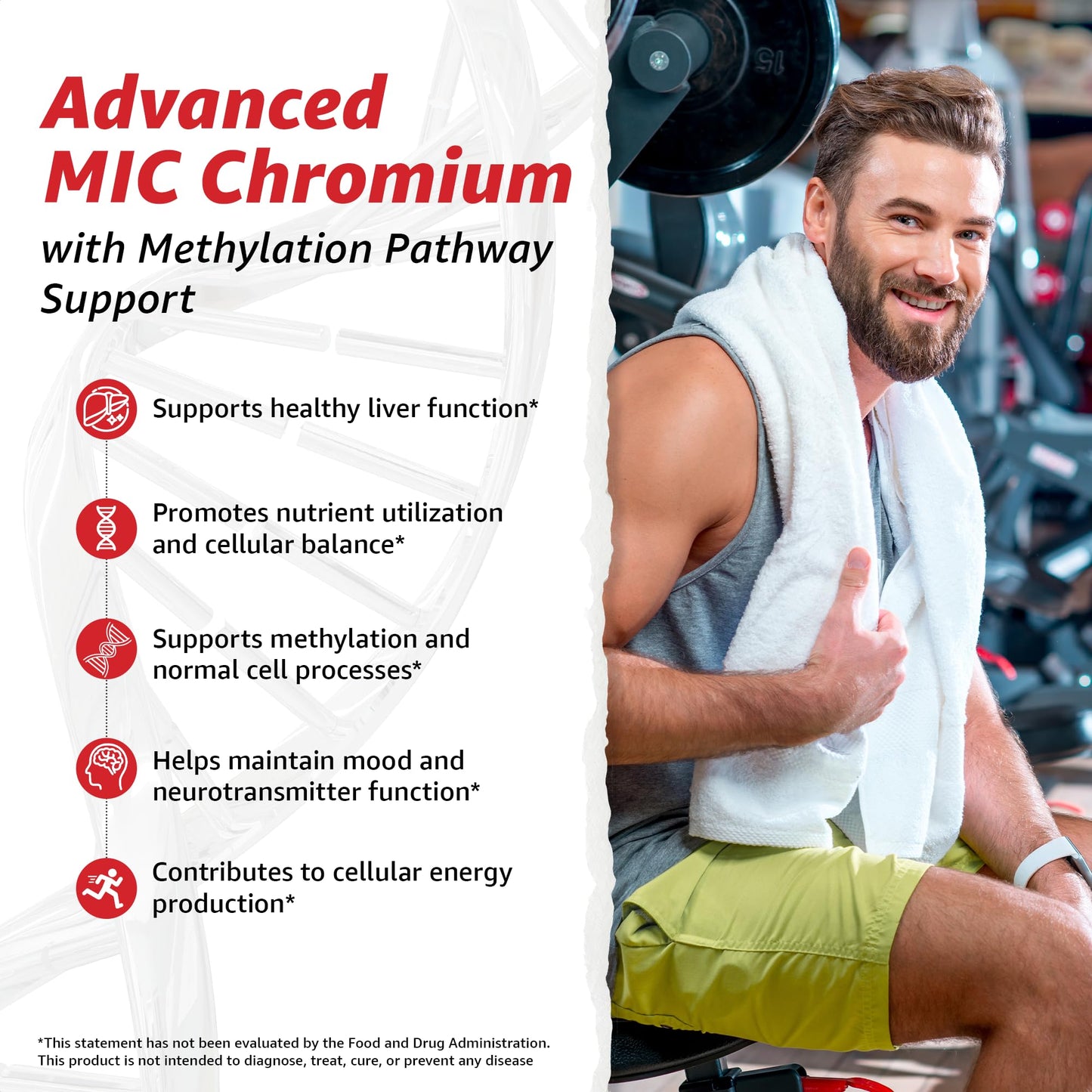 10X Health System MIC Chromium Supplements Capsules 60 Count