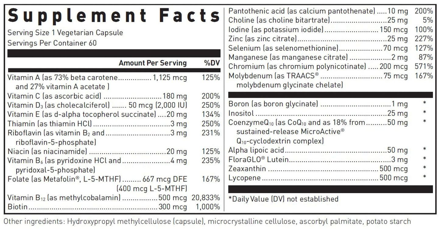 Douglas Laboratories Ultra Preventive 1 Daily 60 Capsules