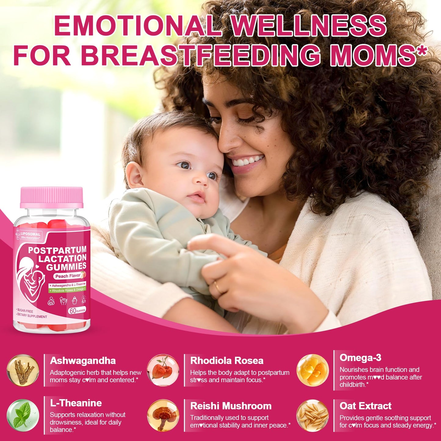 SKLIA Liposomal Lactation Supplement Gummies, 120 Gummies
