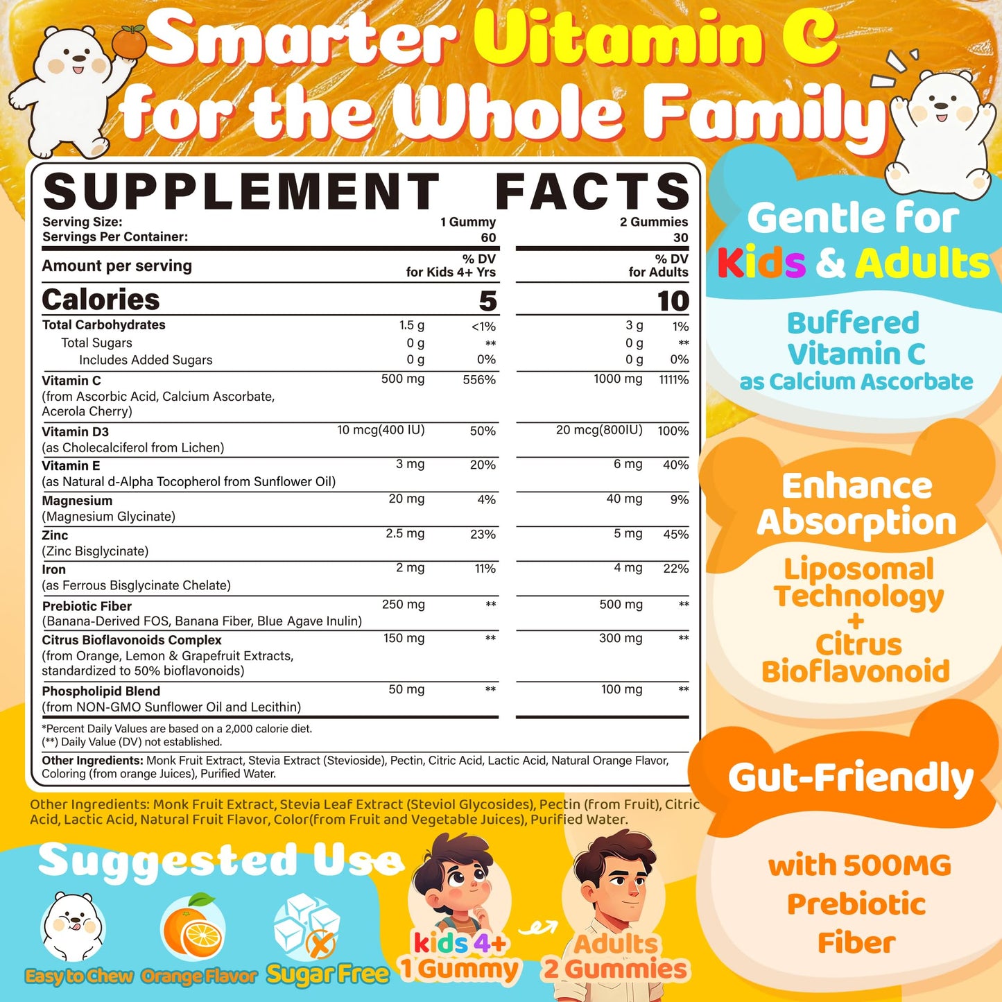 Nextdia Liposomal Vitamin C Gummies 120 Count
