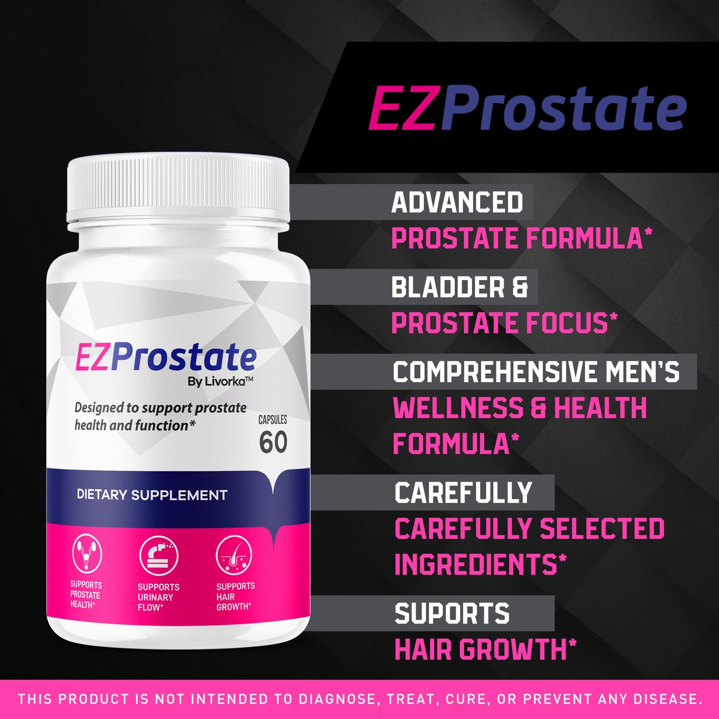 Wellnessesity EZ Prostate Capsules, 60 Count