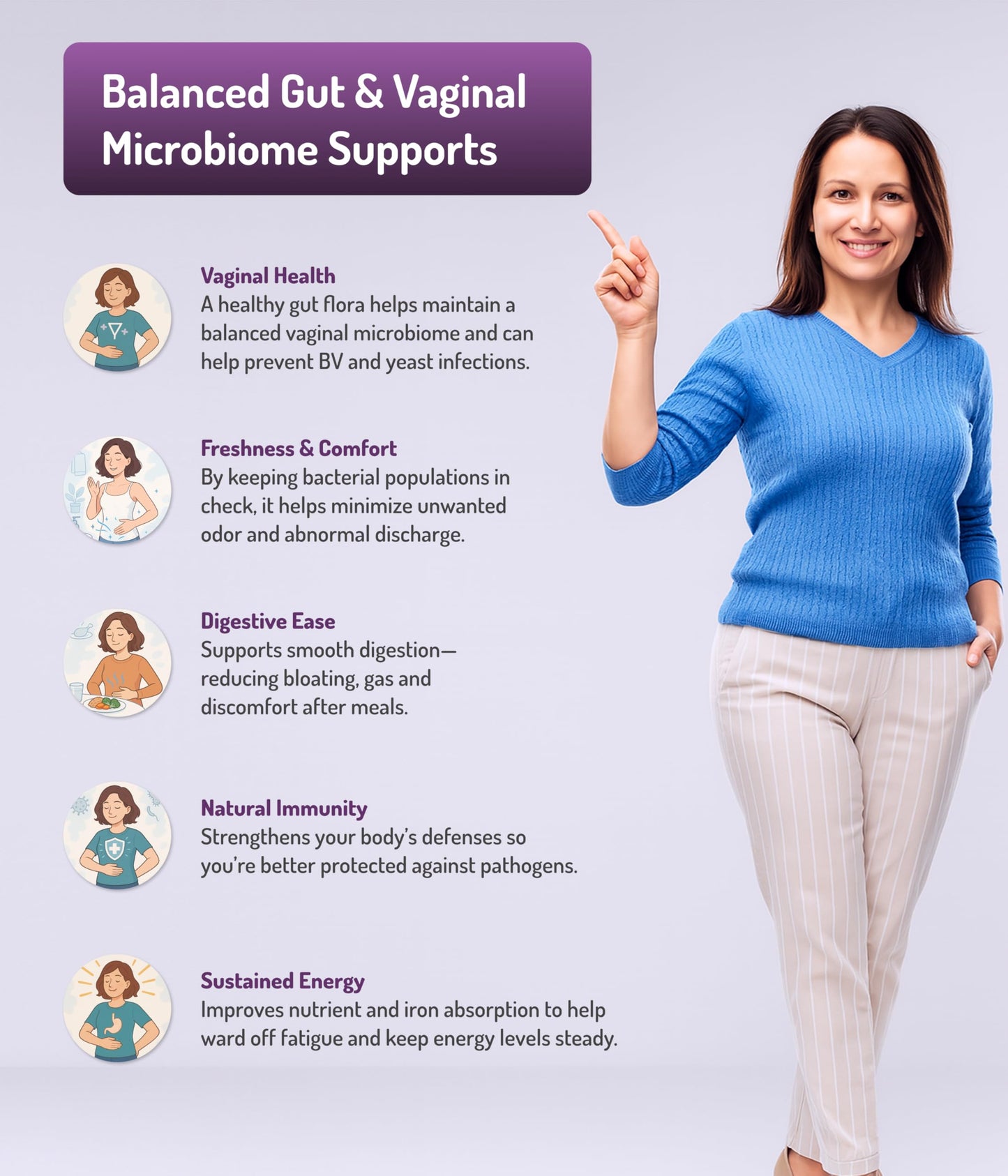 Gynofit Probiotic Neo Veggie Capsules, 30 Capsules