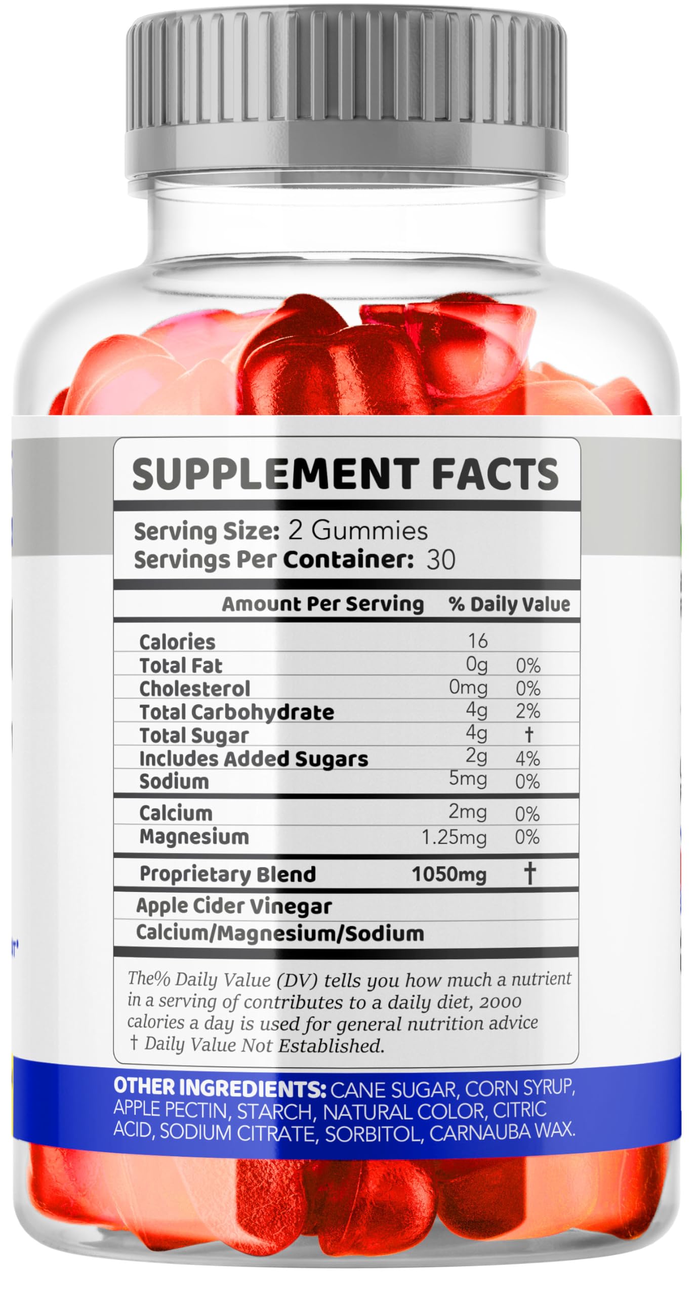 LIVORKA Keto Thrive ACV Gummies 1050mg Apple Cider Vinegar, 60 Gummies