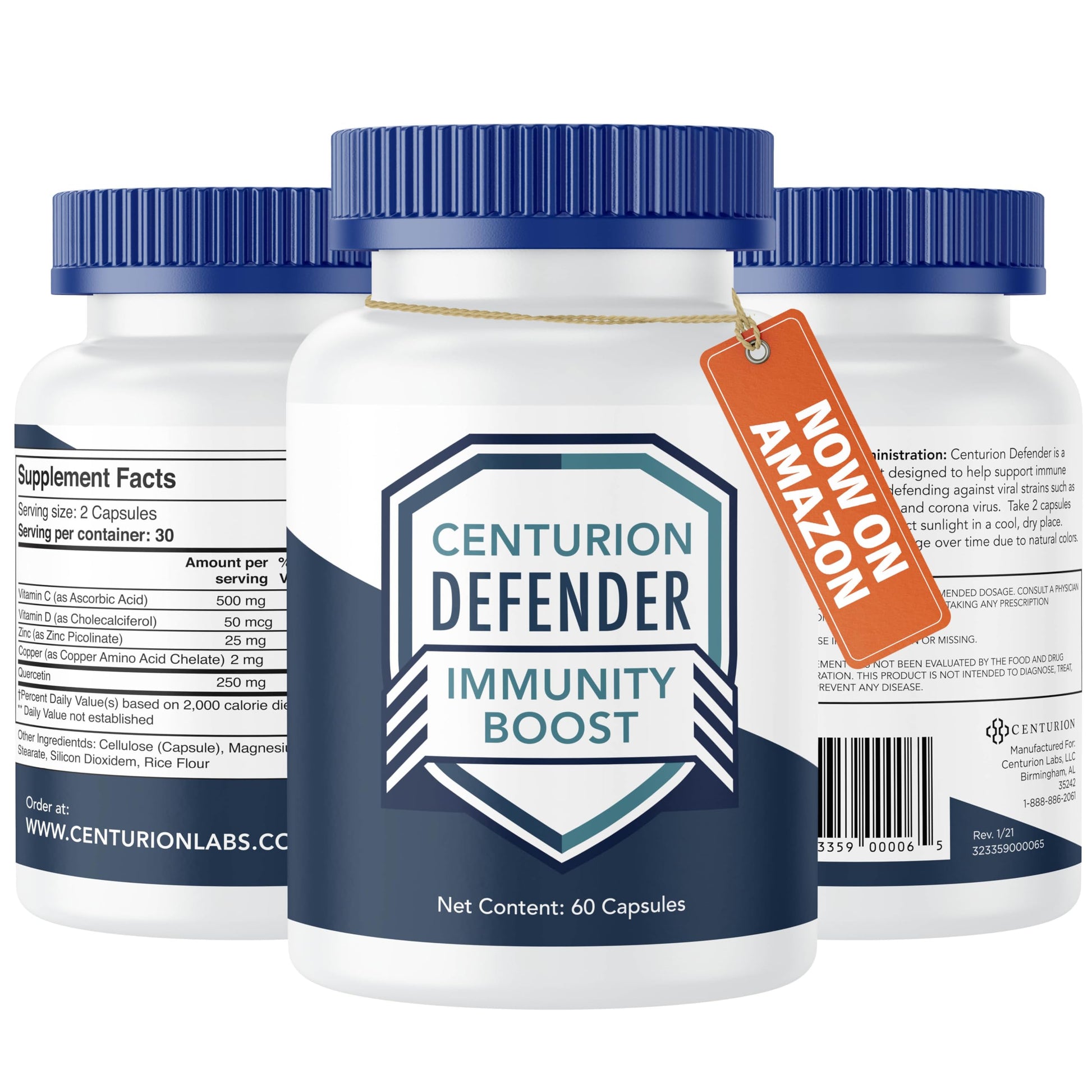 Centurion Health Defender Immunity Boost, 60 Capsules