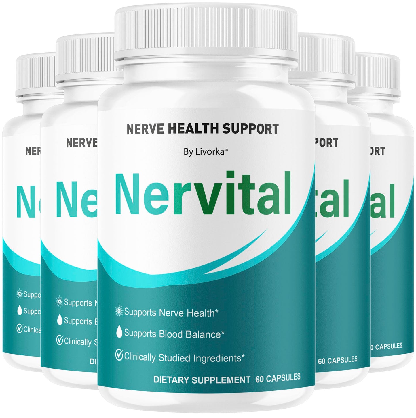 LIVORKA Nervital Capsules 300 Capsules