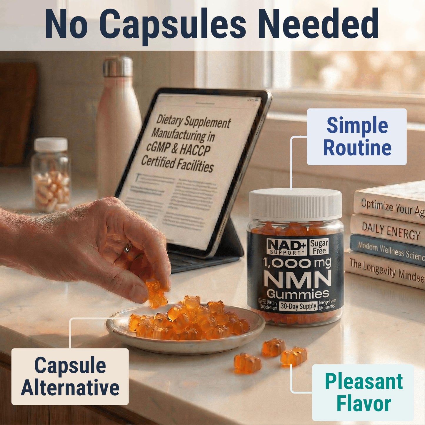 SHIZAM NMN Supplement Gummies 60-count