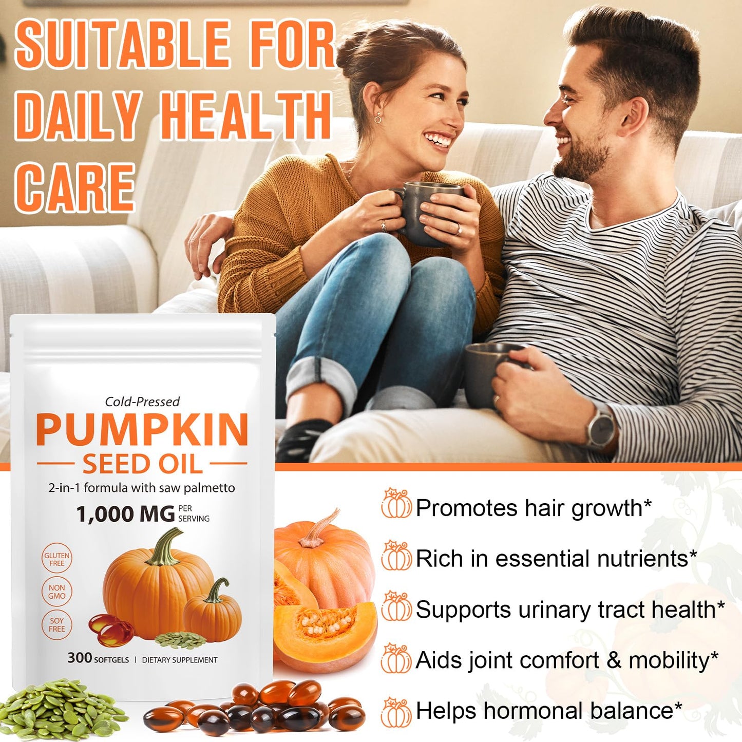 bnHUlMXw Pumpkin Seed Oil Capsules 300 Capsules
