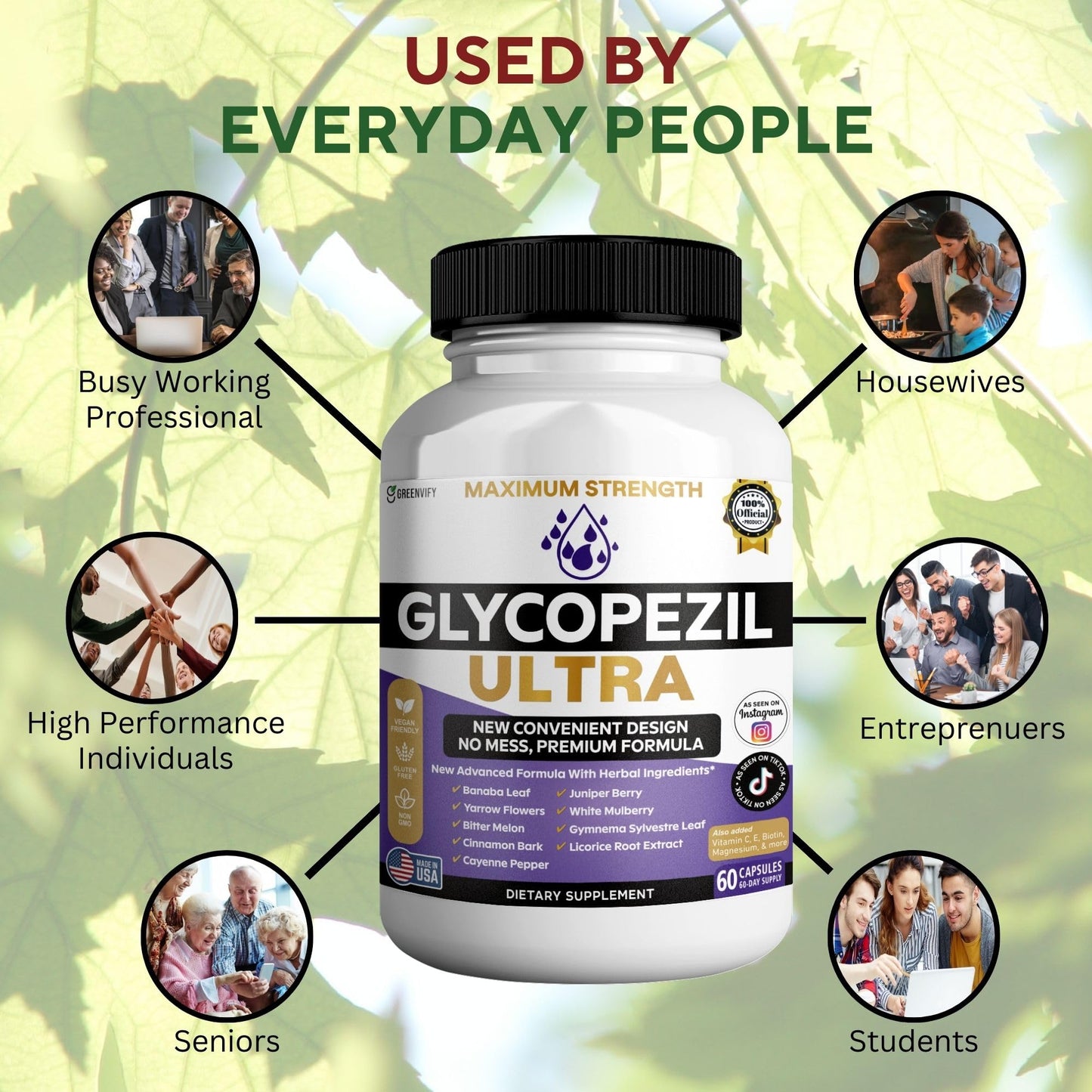 GREENVIFY Glycopezil Ultra 60 Capsules