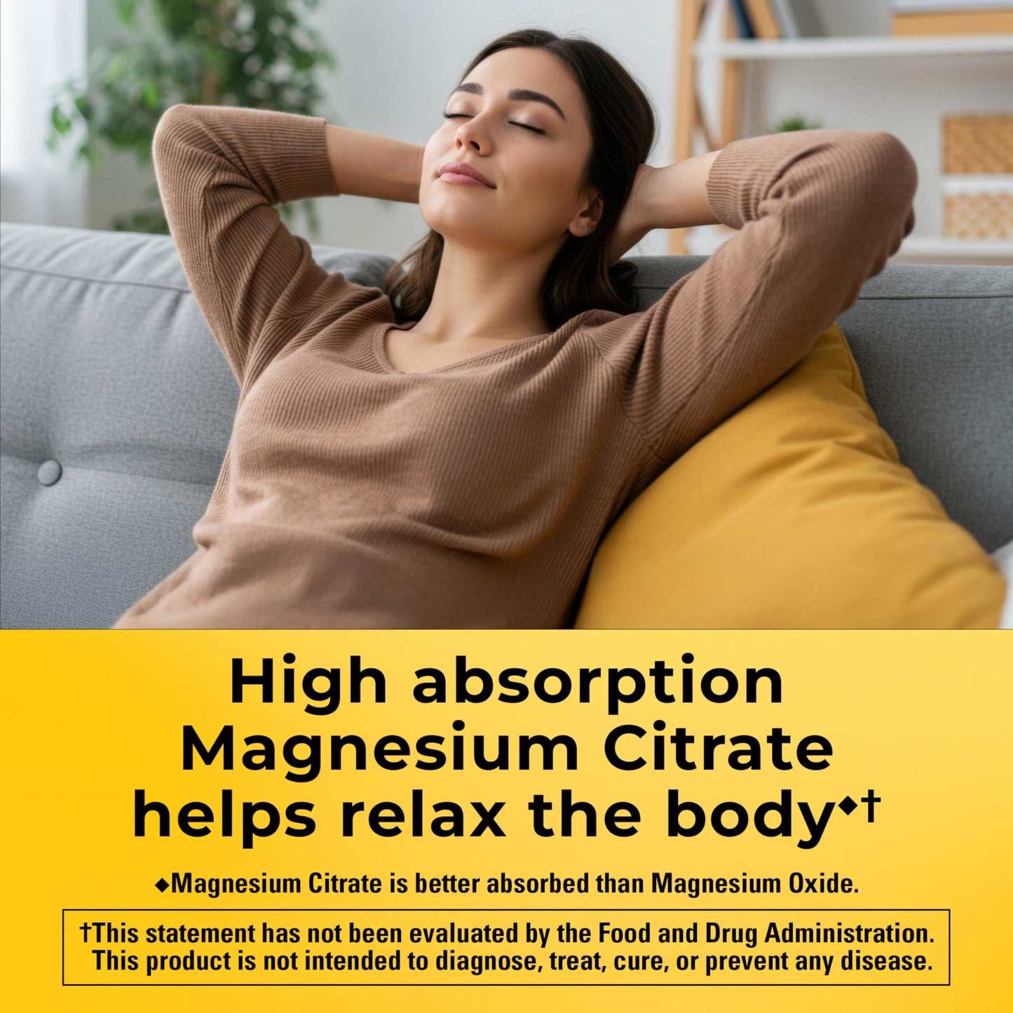 Nature Made Magnesium Citrate 250 mg Softgels, 120 Count