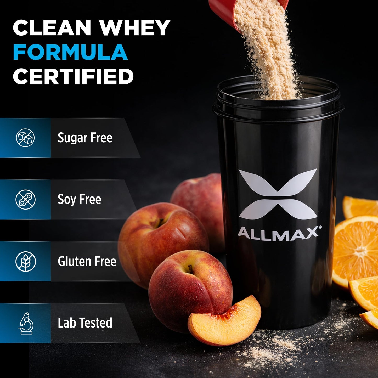 ALLMAX ISOFLEX Chiller Pure Whey Isolate Protein Powder, 32 Servings, 2 lb