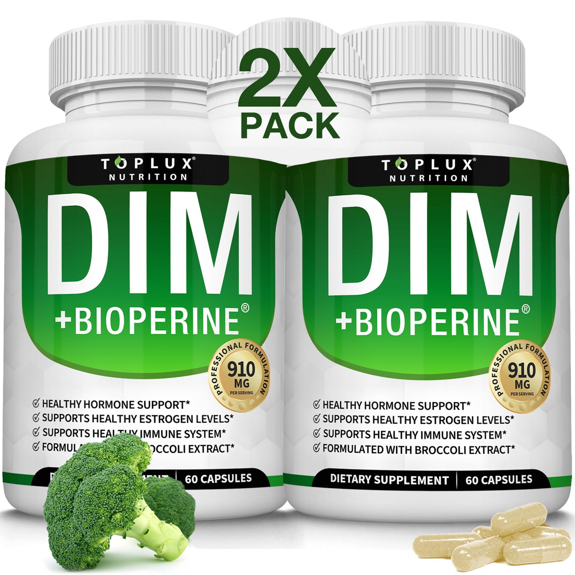 Toplux DIM Supplement 910mg Capsule 120