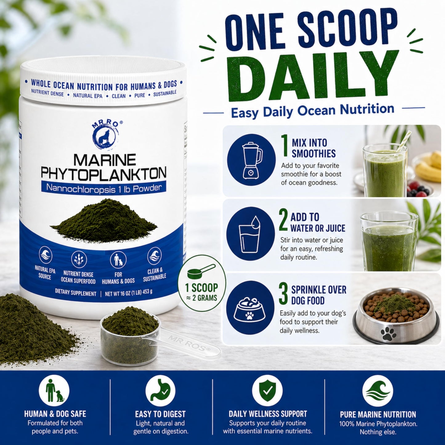 Mr Ros Marine Phytoplankton Powder 1 lb