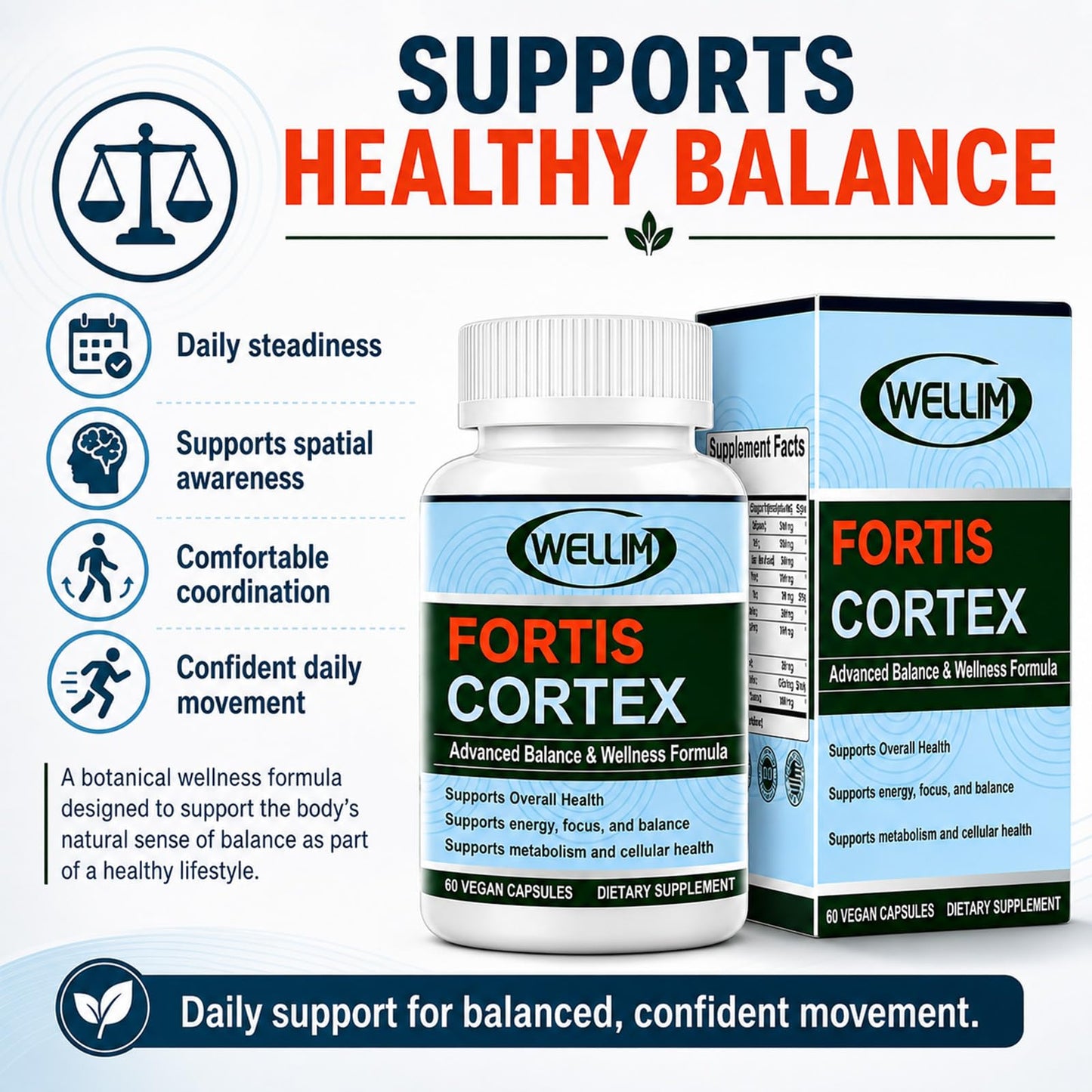Haritaki Wellim FortisCortex Capsule 60 Count