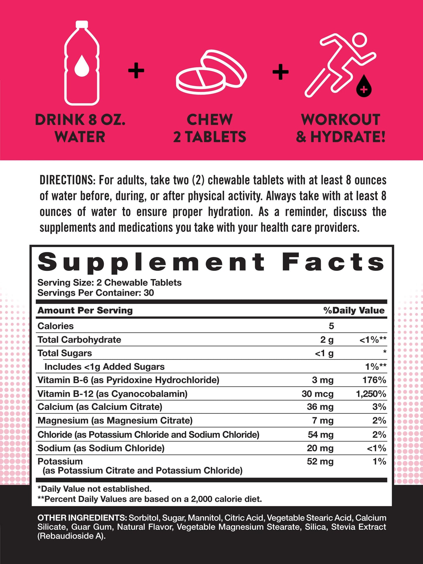 Nature's Truth Electrolyte Tablets (Tablet Chewable), 60 Count
