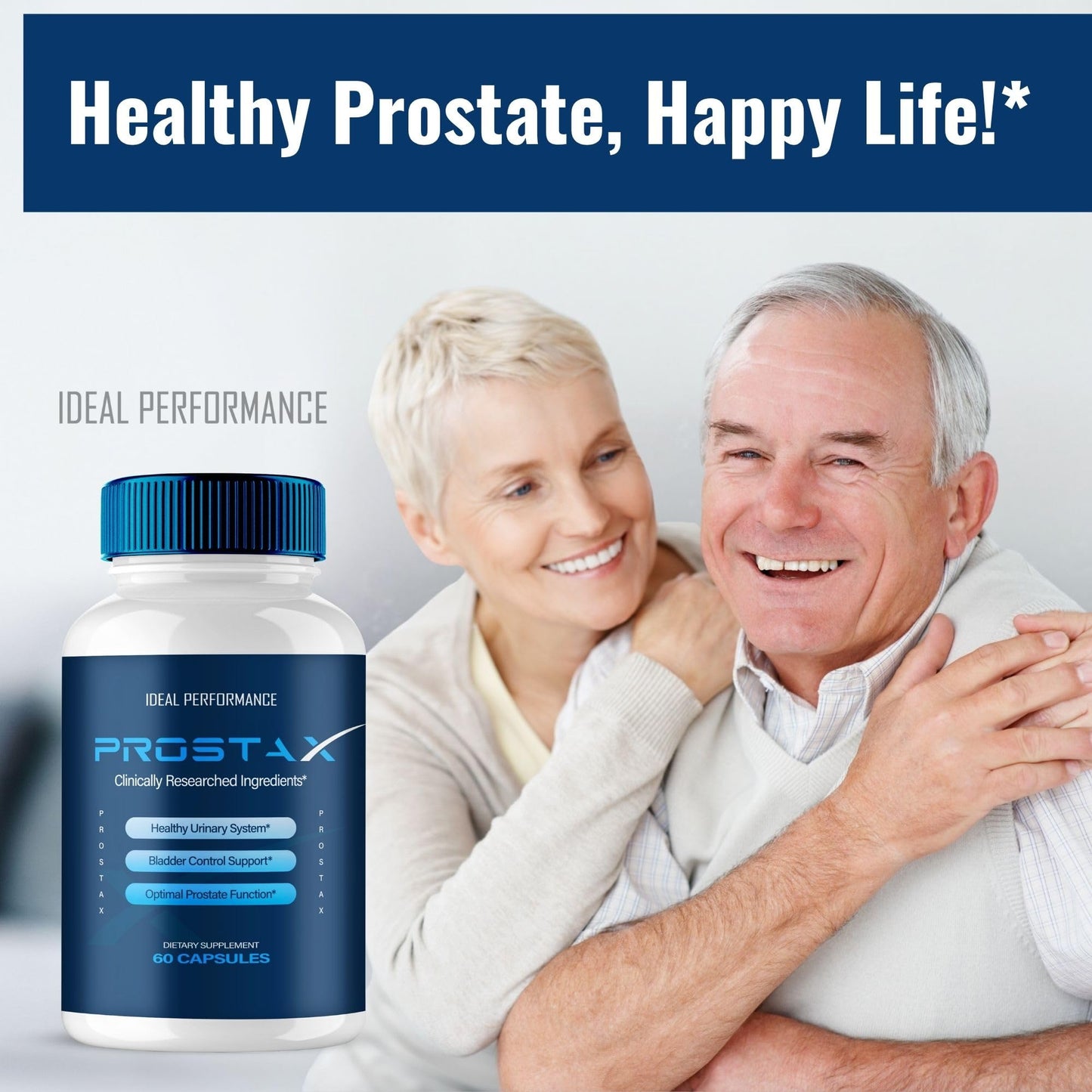 IDEAL PERFORMANCE ProstaX Prostate Health Supplements for Men Capsules 120 Count