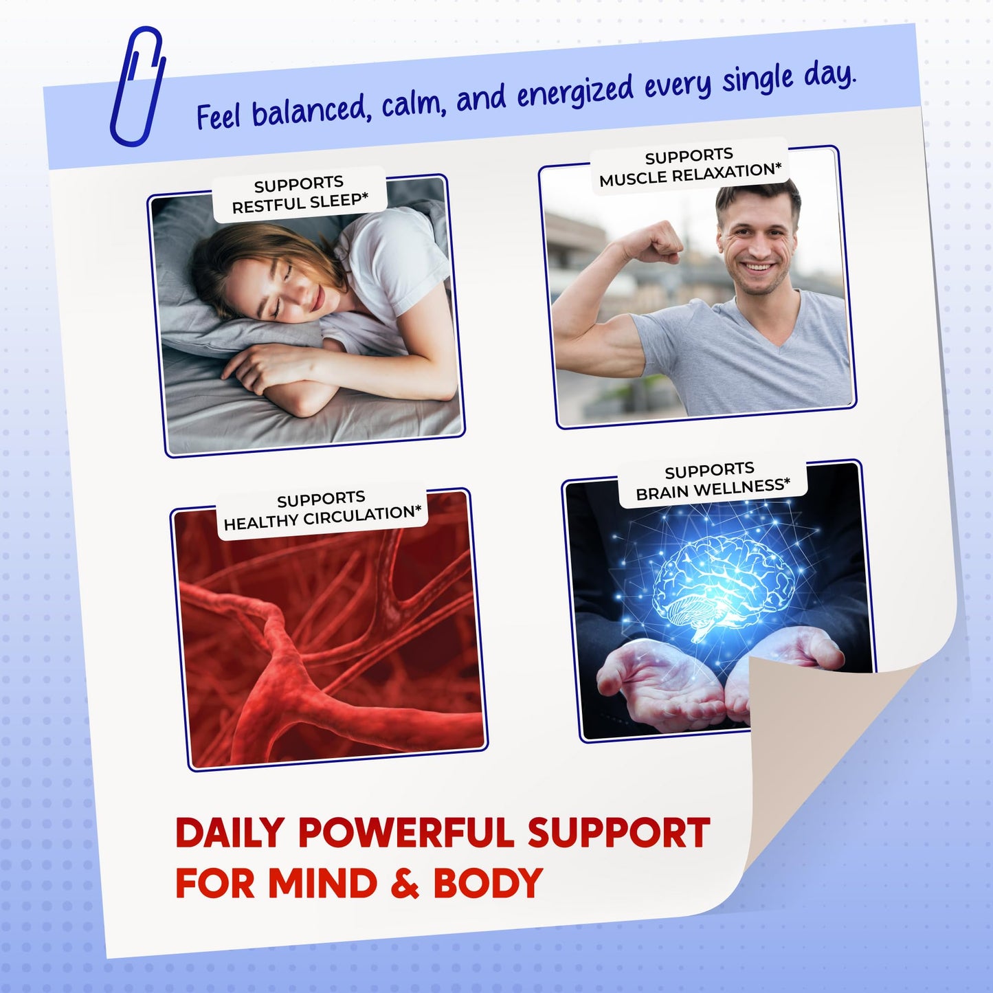 PEAKPURY Magnesium Complex with 5-HTP, Ashwagandha, Saffron & Chamomile – Relaxation & Mood Support Capsules, 150 Count