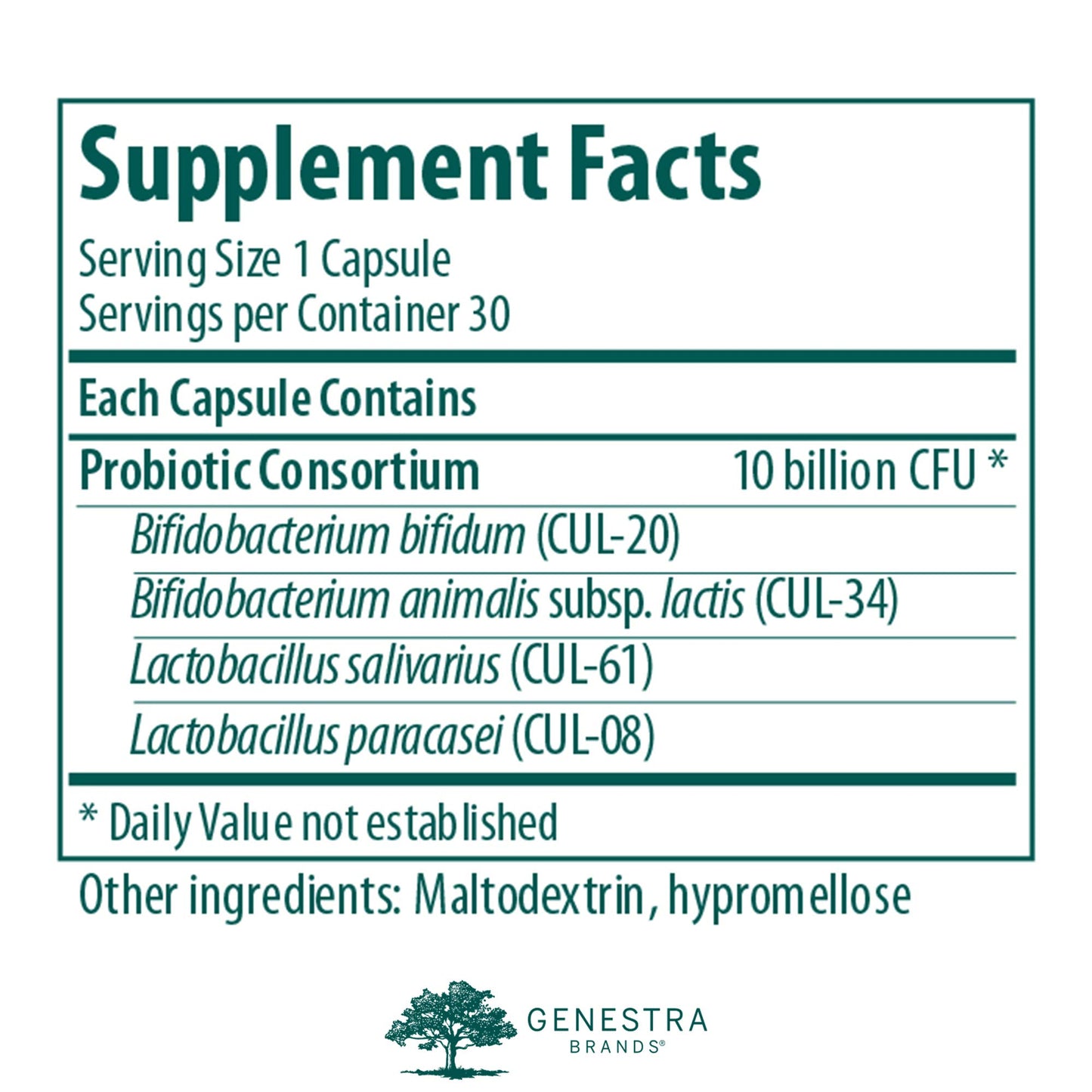 Genestra Brands HMF Maternity Probiotic Formula for Pregnant Women Capsule 30