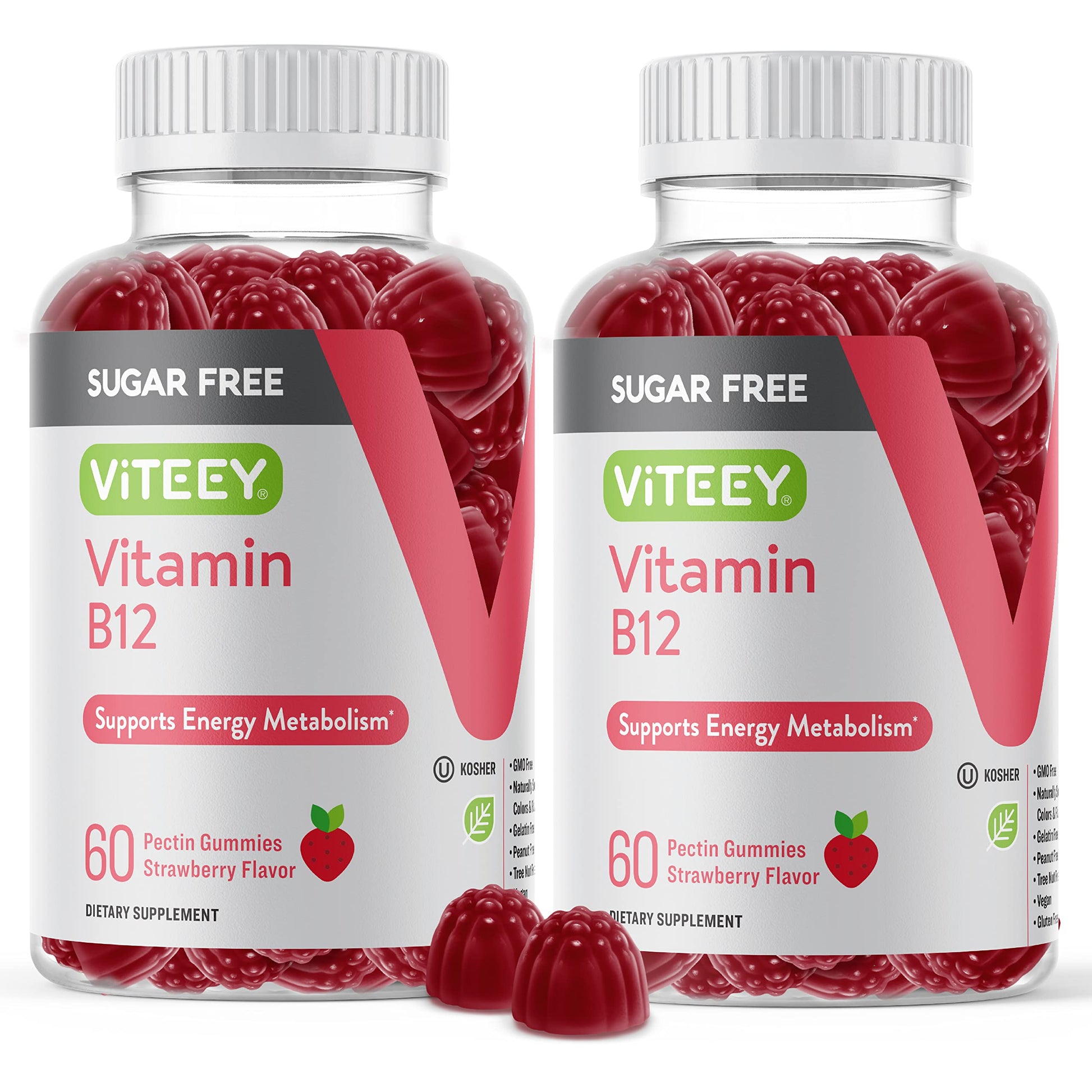 Viteey Vitamin B12 1000mcg Gummies, 120 Count