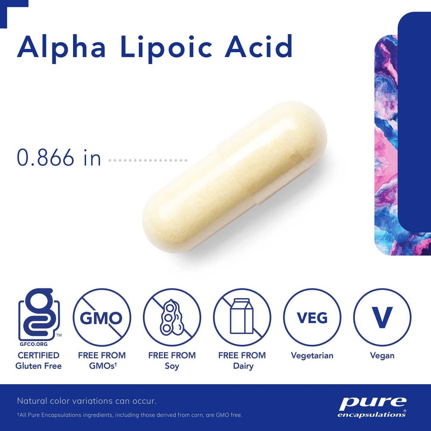 Pure Encapsulations Alpha Lipoic Acid 400 mg, 60 Capsules