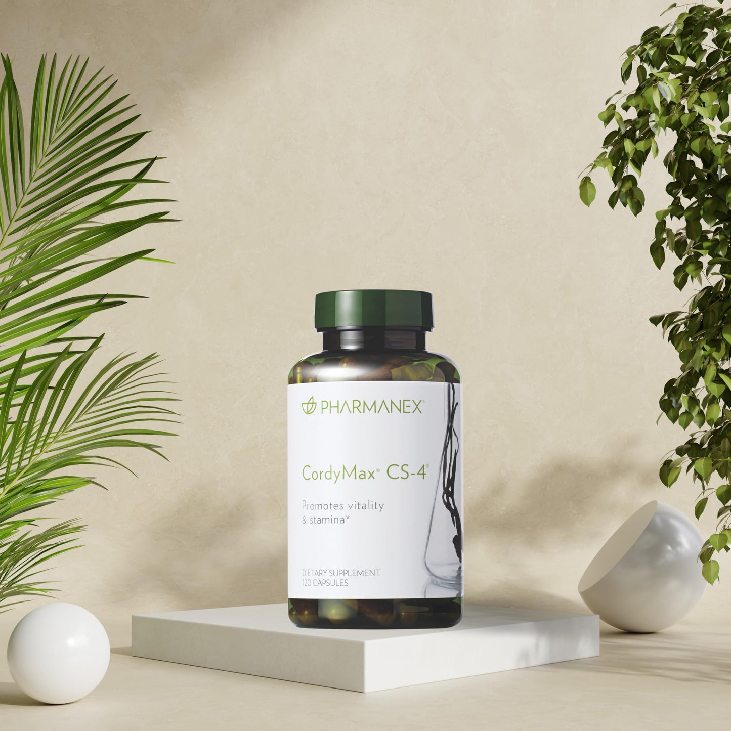 Nu Skin CordyMax Cs-4 Dietary Supplement Capsule, 120 Capsules