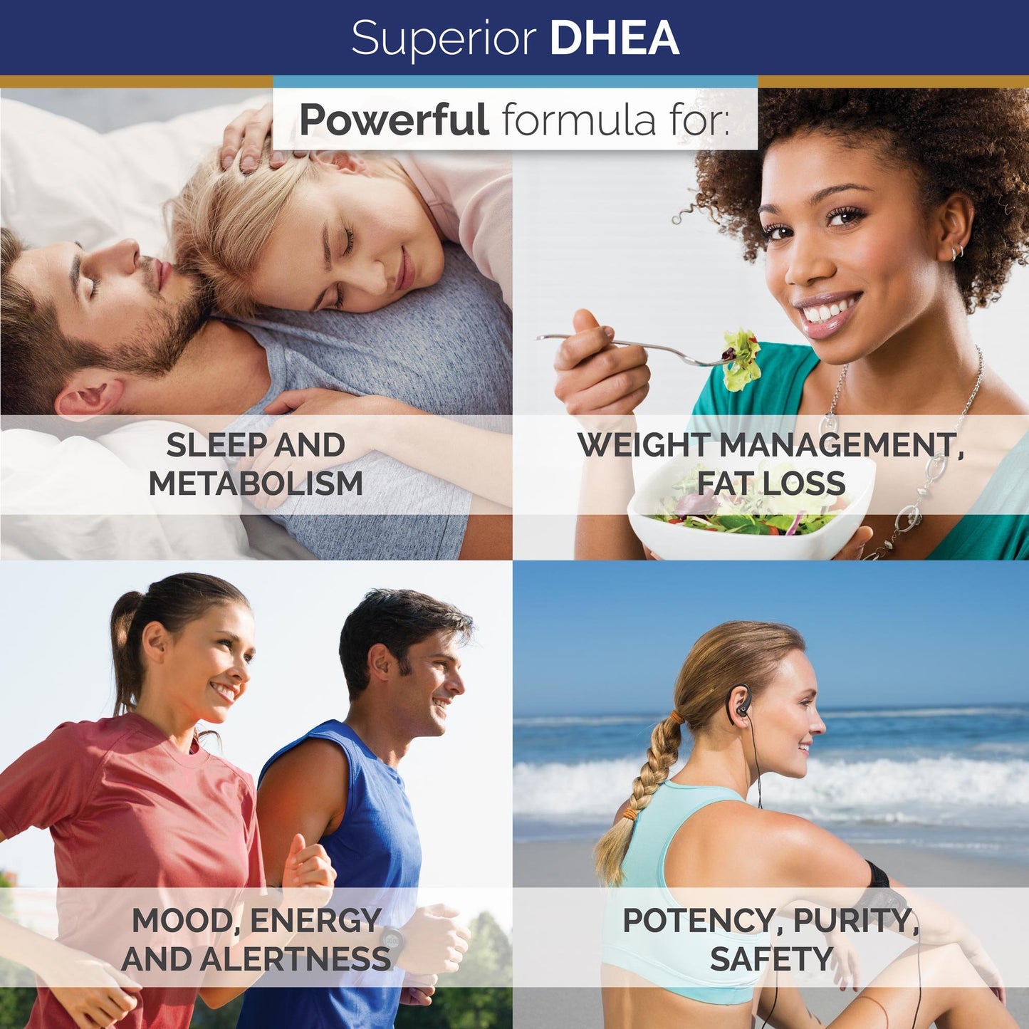 Superior Labs Extra Strength Natural DHEA 100 mg Capsule, 60 Capsules