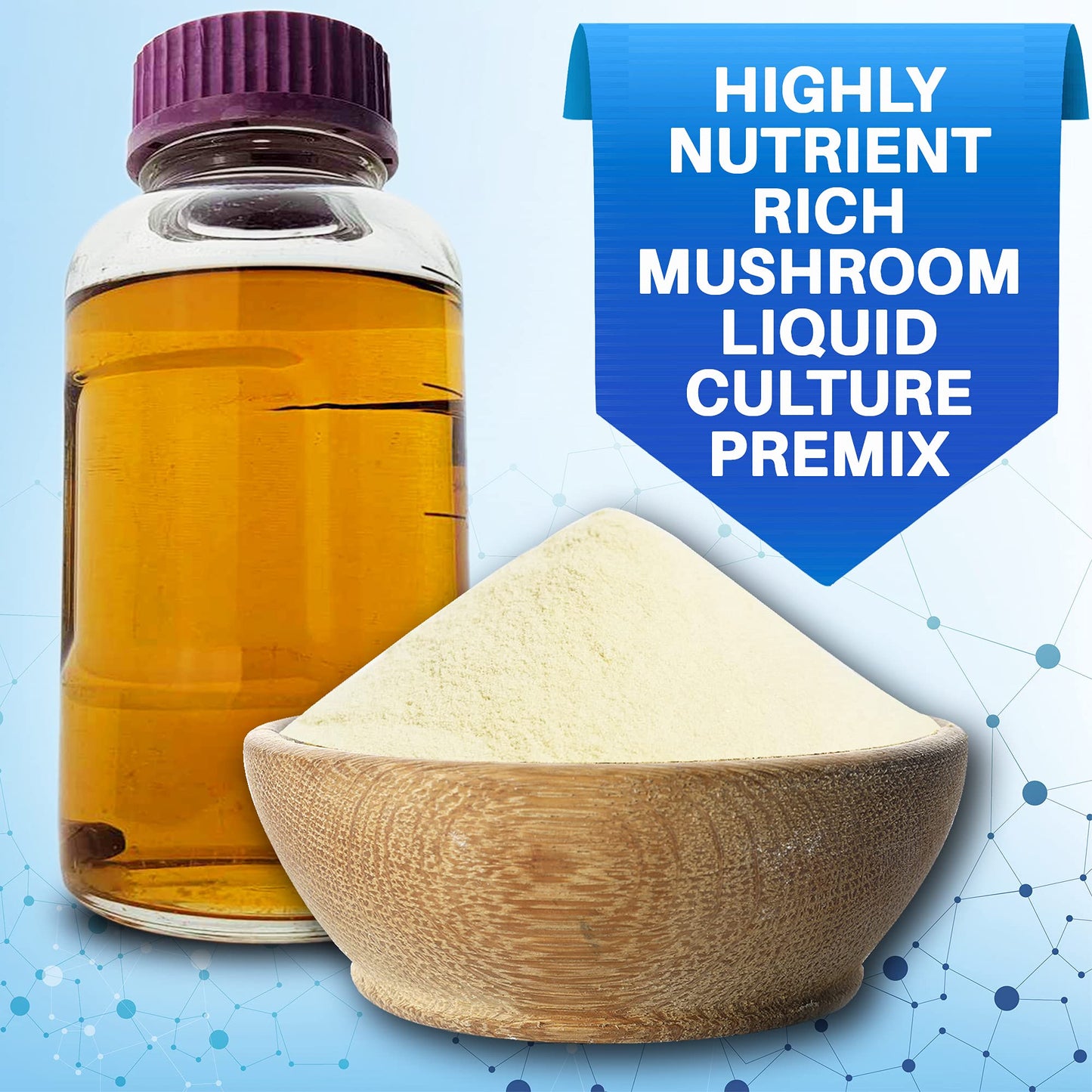ES EVVIVA SCIENCES Mushroom Liquid Culture Premix Powder 3.52 Ounce
