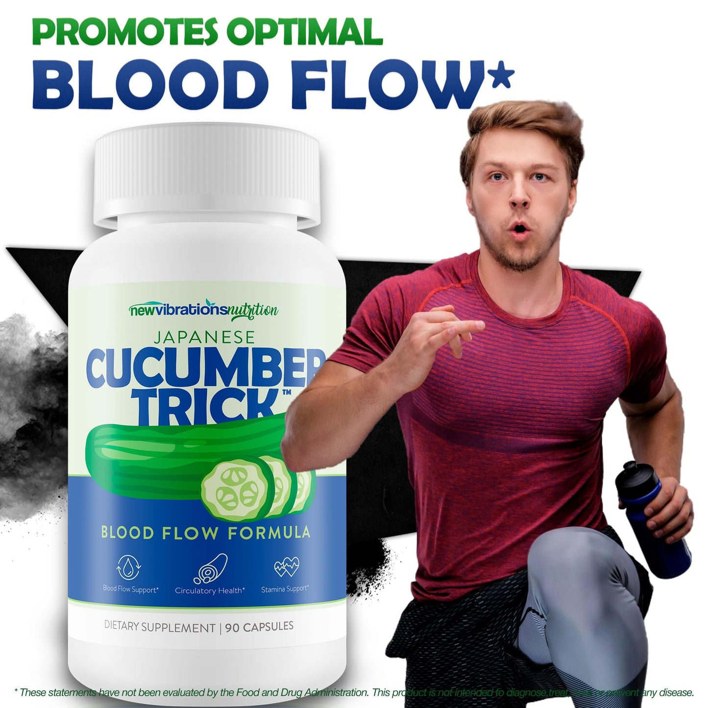 New Vibrations Nutrition Blood Flow Formula Capsule, 90 Count