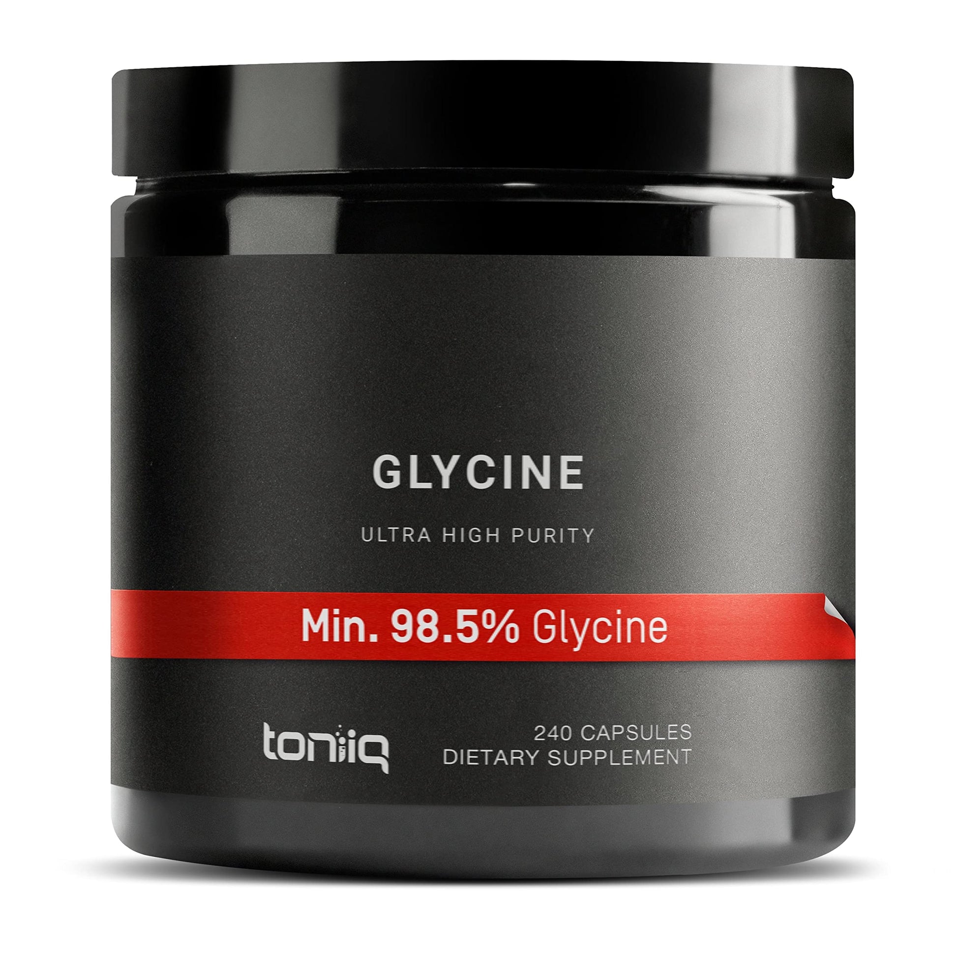 Toniiq 1300mg Glycine Capsules, 240 Count