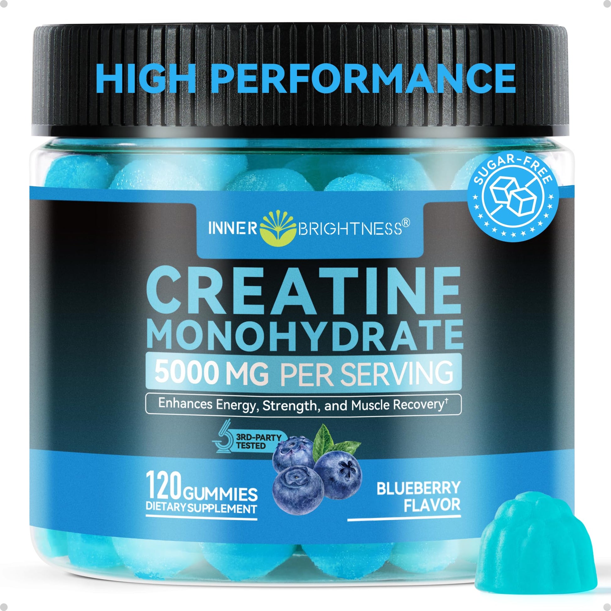 Inner Brightness Creatine Monohydrate Gummy 120 Count