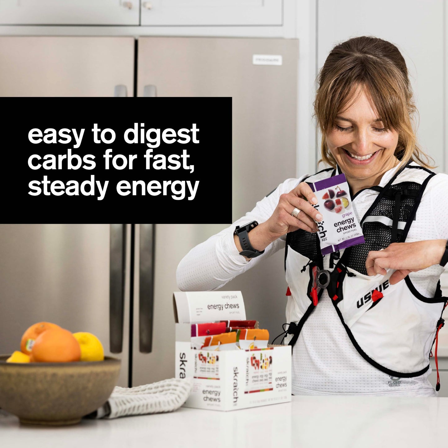 Skratch Labs Energy Chews Gummy, 17.6 oz (Pack of 10)