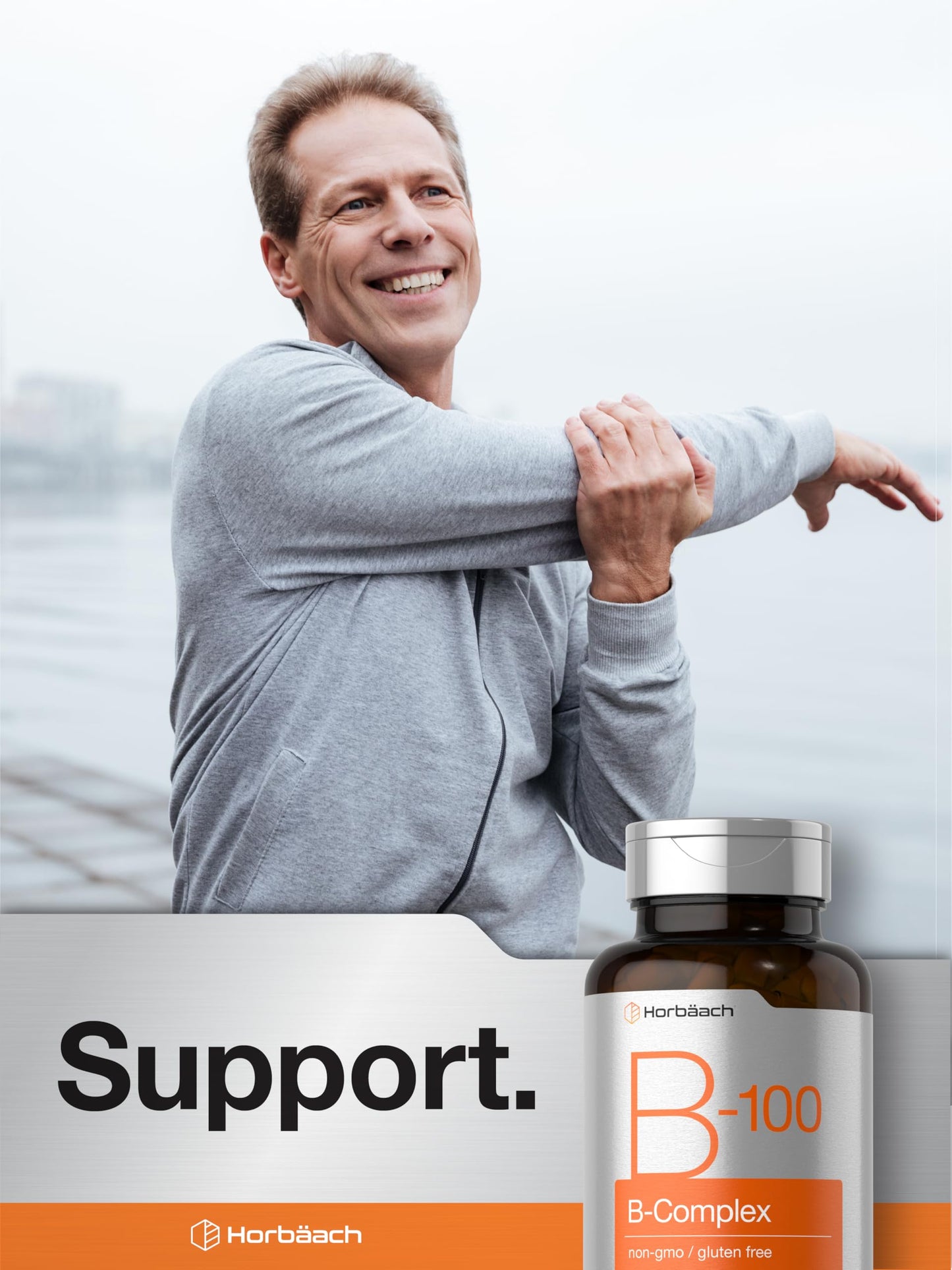 Horbäach B-100 Complex Vitamin 60 Capsules