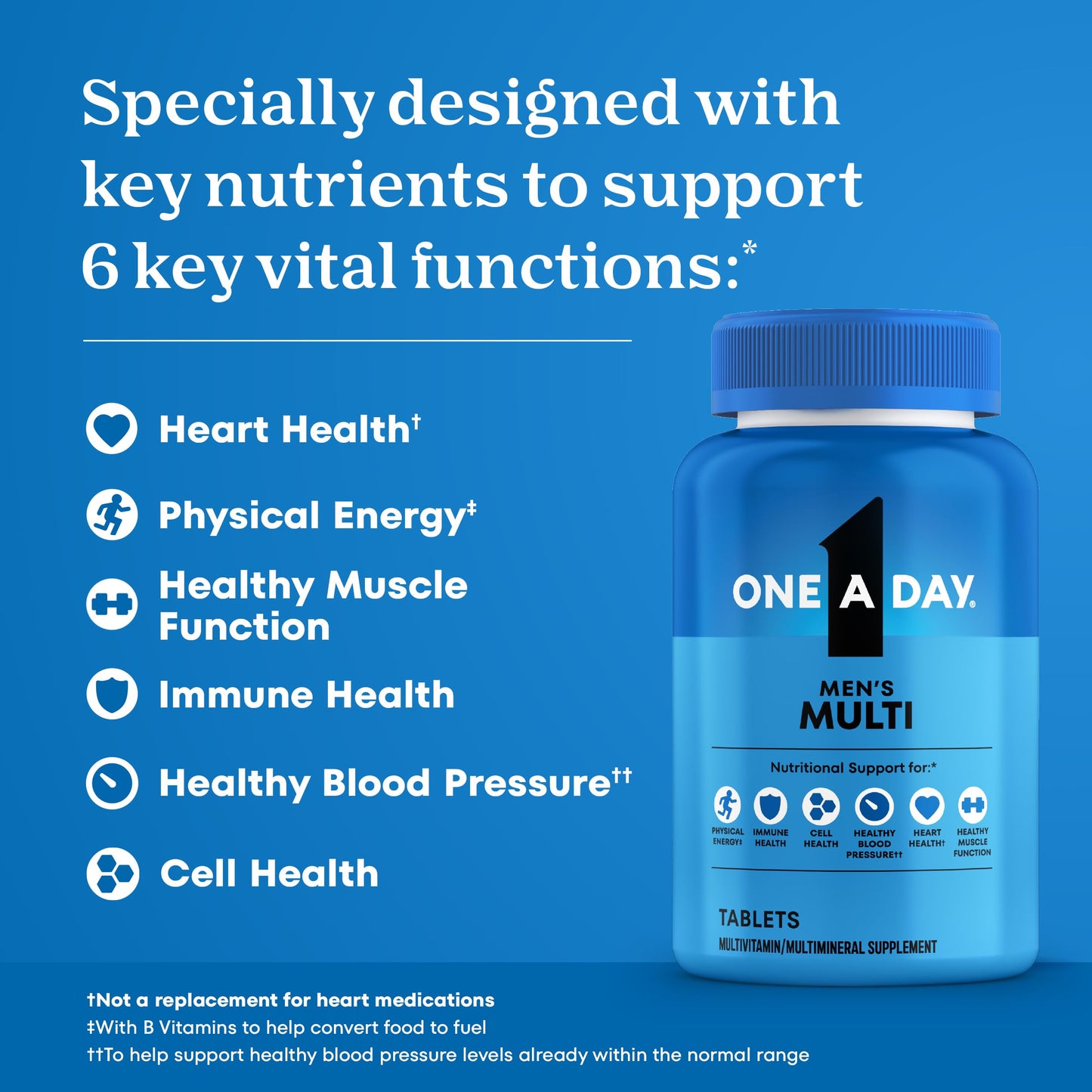 ONE A DAY Multivitamin for Men Tablet, 200 Count