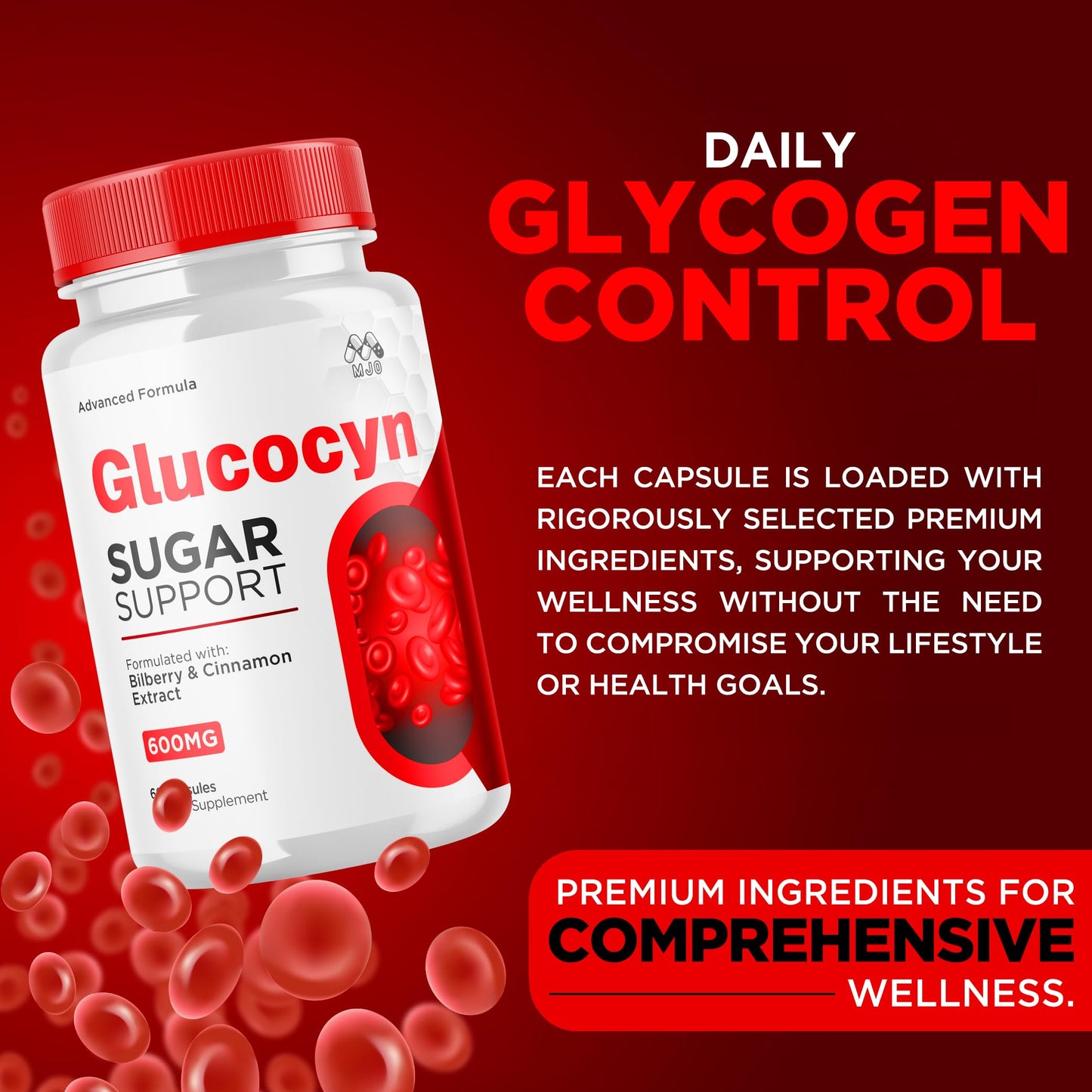 MJO Glucocyn Capsules, 60 Count