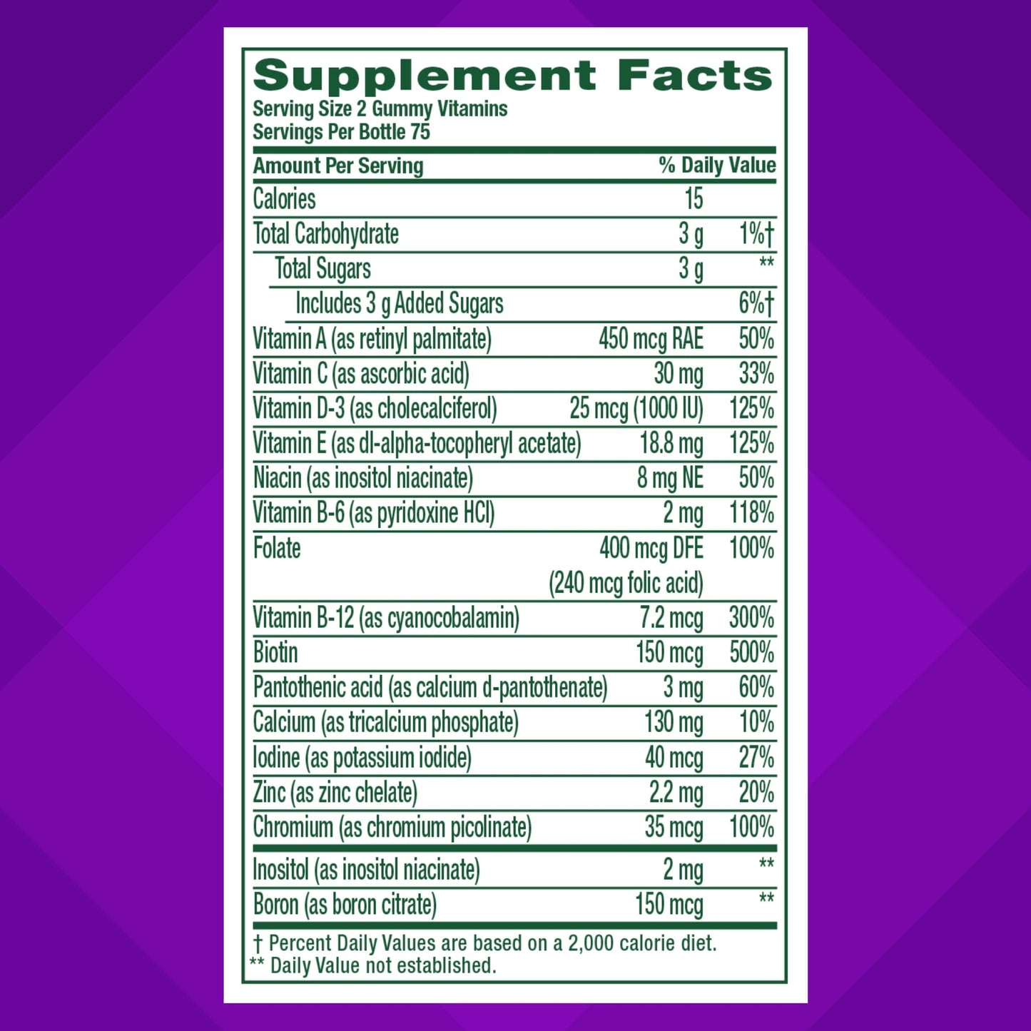 Vitafusion Women's Multivitamin Gummy 150 Gummies