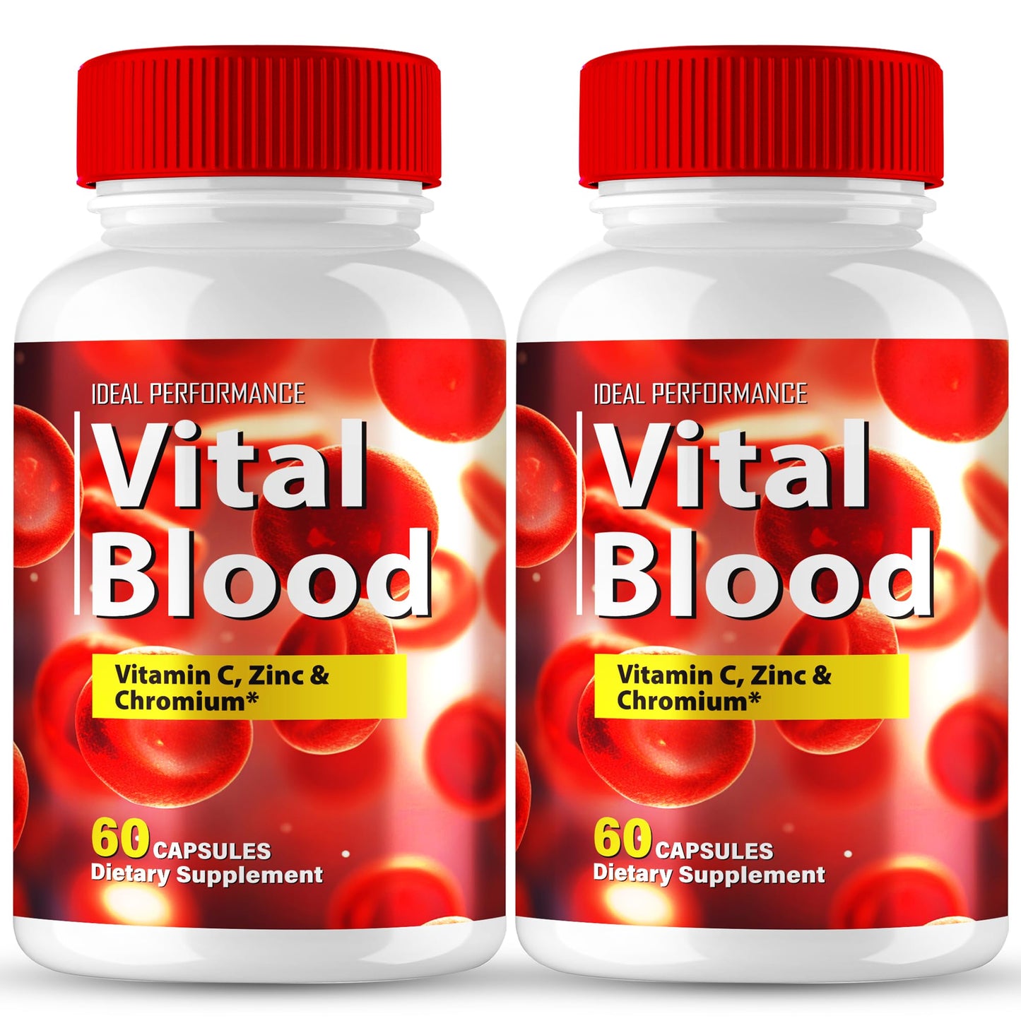 IDEAL PERFORMANCE Vital Blood Advanced Blood Formula Capsules, 120 Count