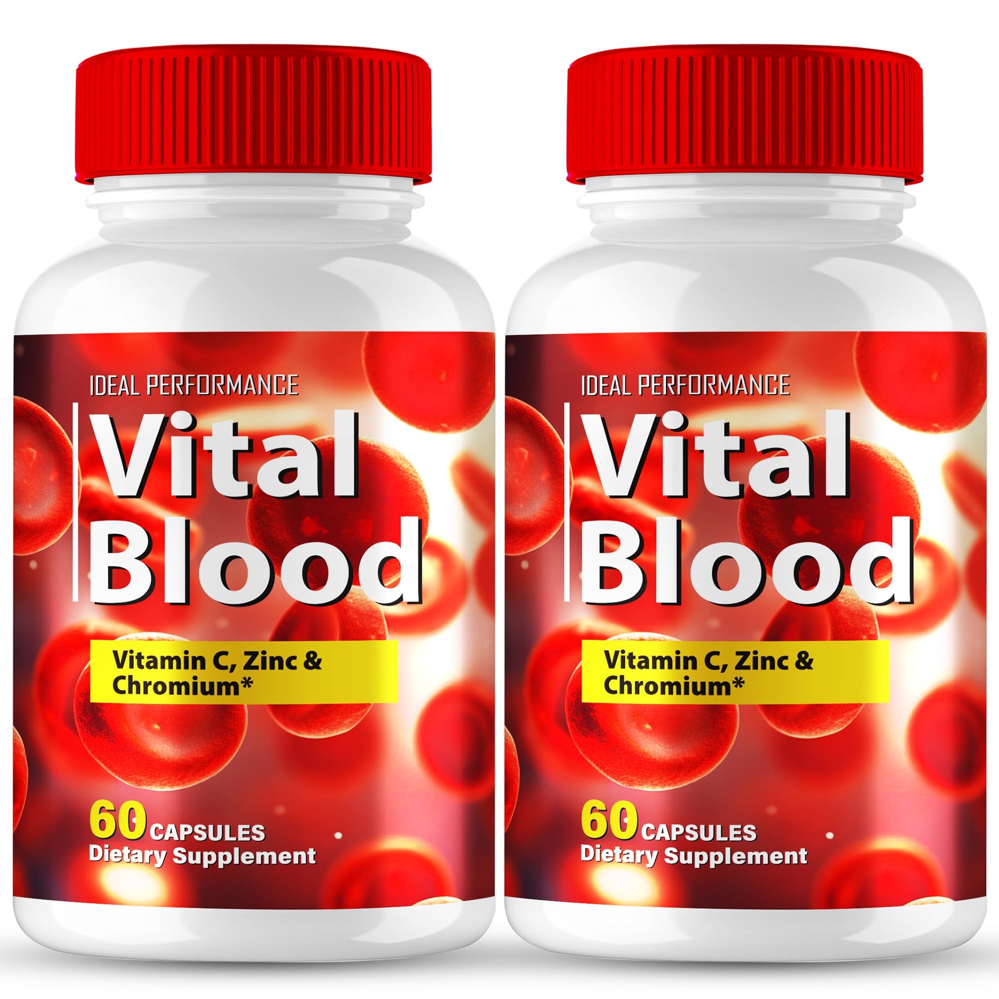 IDEAL PERFORMANCE Vital Blood Advanced Blood Formula Capsules, 120 Count