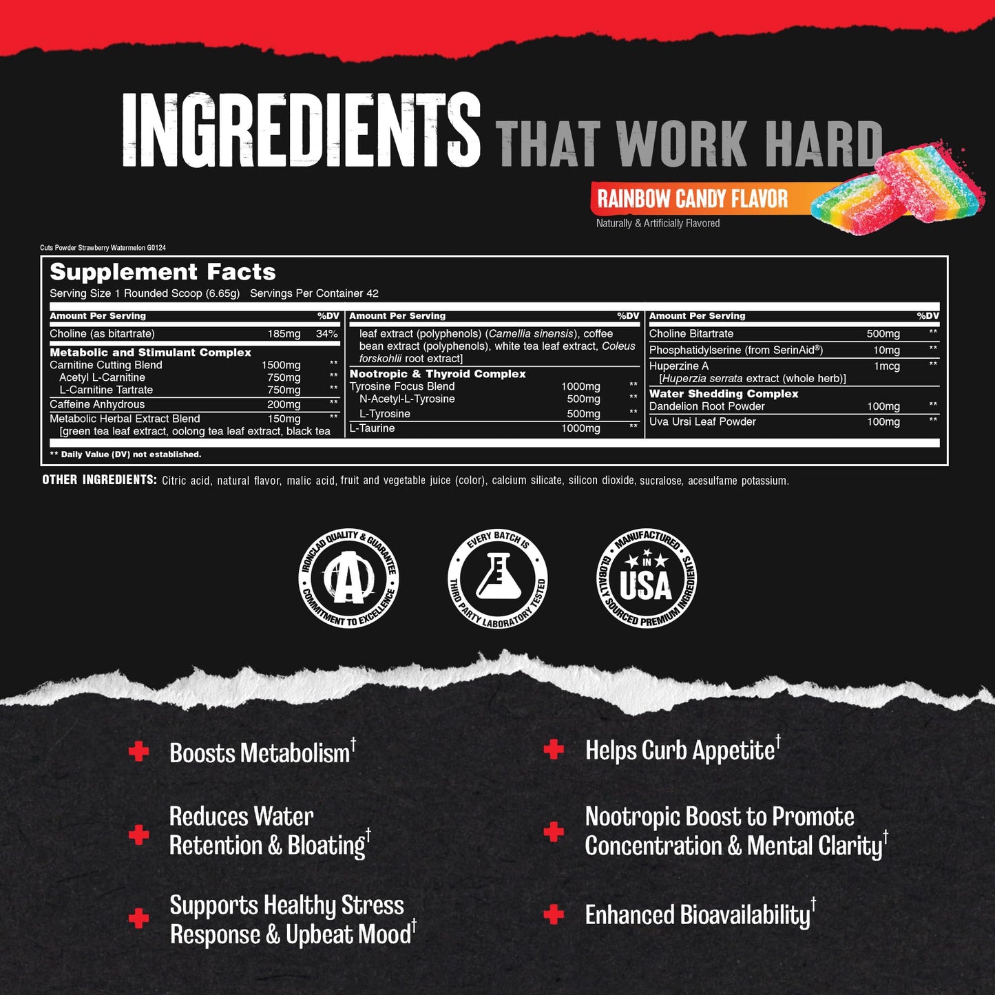 Animal Cuts Thermogenic Fat Burner Powder 42 Servings