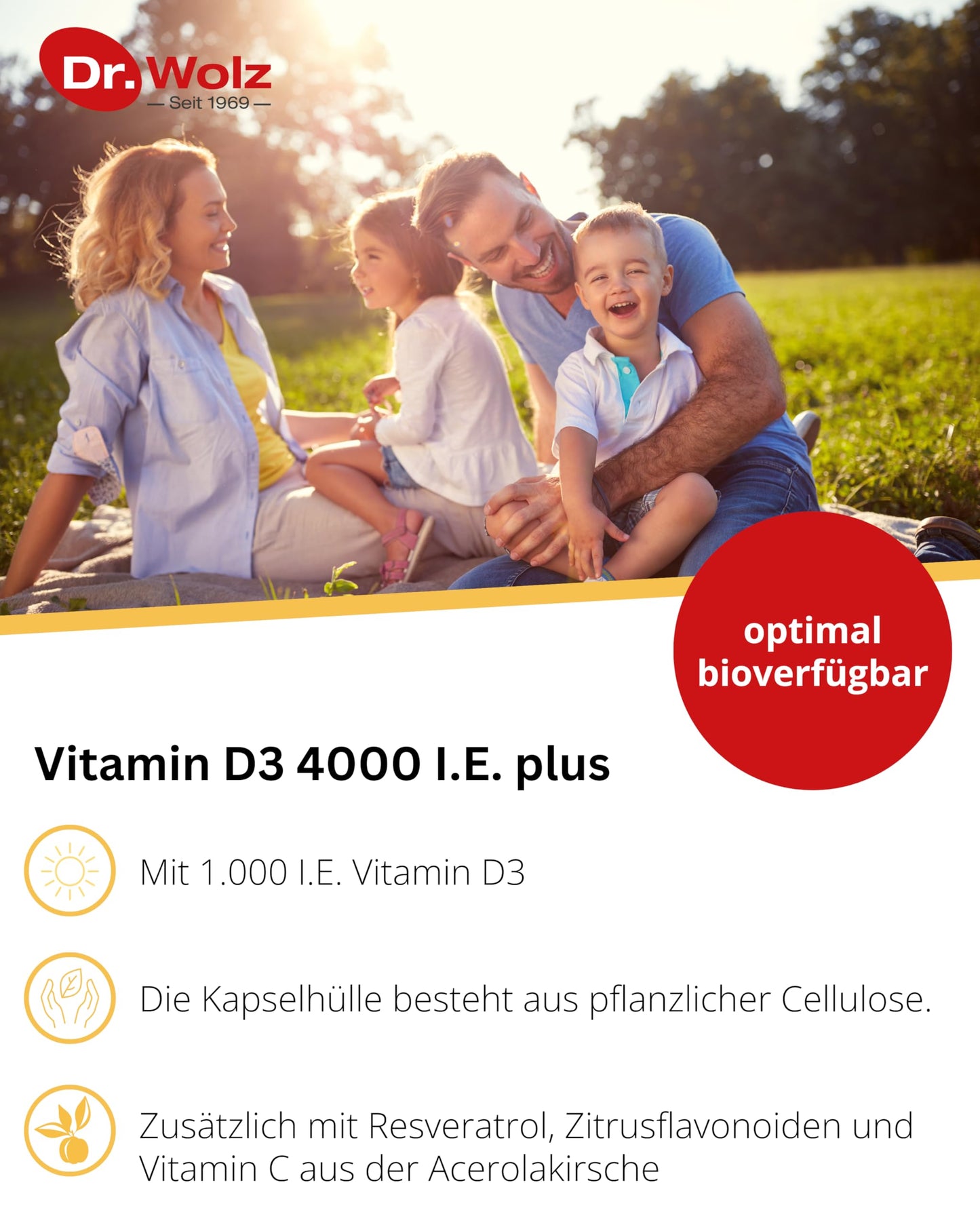 Dr. Wolz Vitamin D3 4000 Plus Capsule 1
