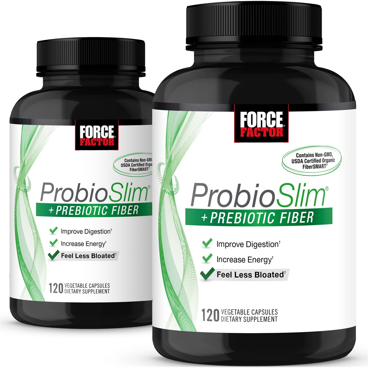 Force Factor ProbioSlim + Prebiotic Fiber Weight-Loss Supplement Capsules 240