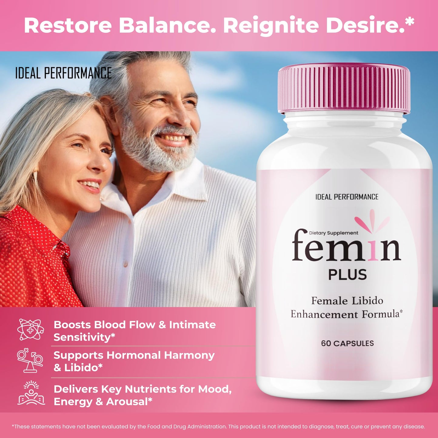 IDEAL PERFORMANCE Femin Plus 300 Capsules