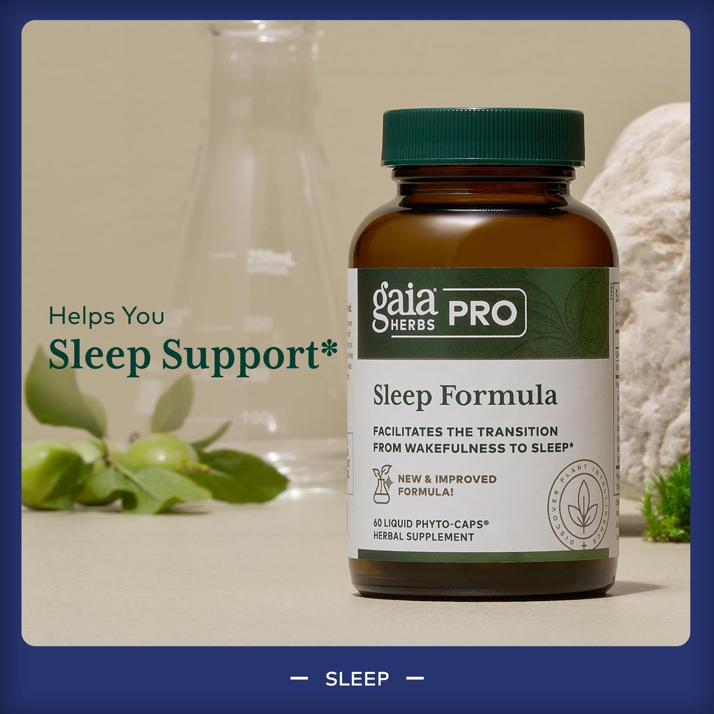 Gaia Herbs PRO Sleep Formula Capsules, 60 Count