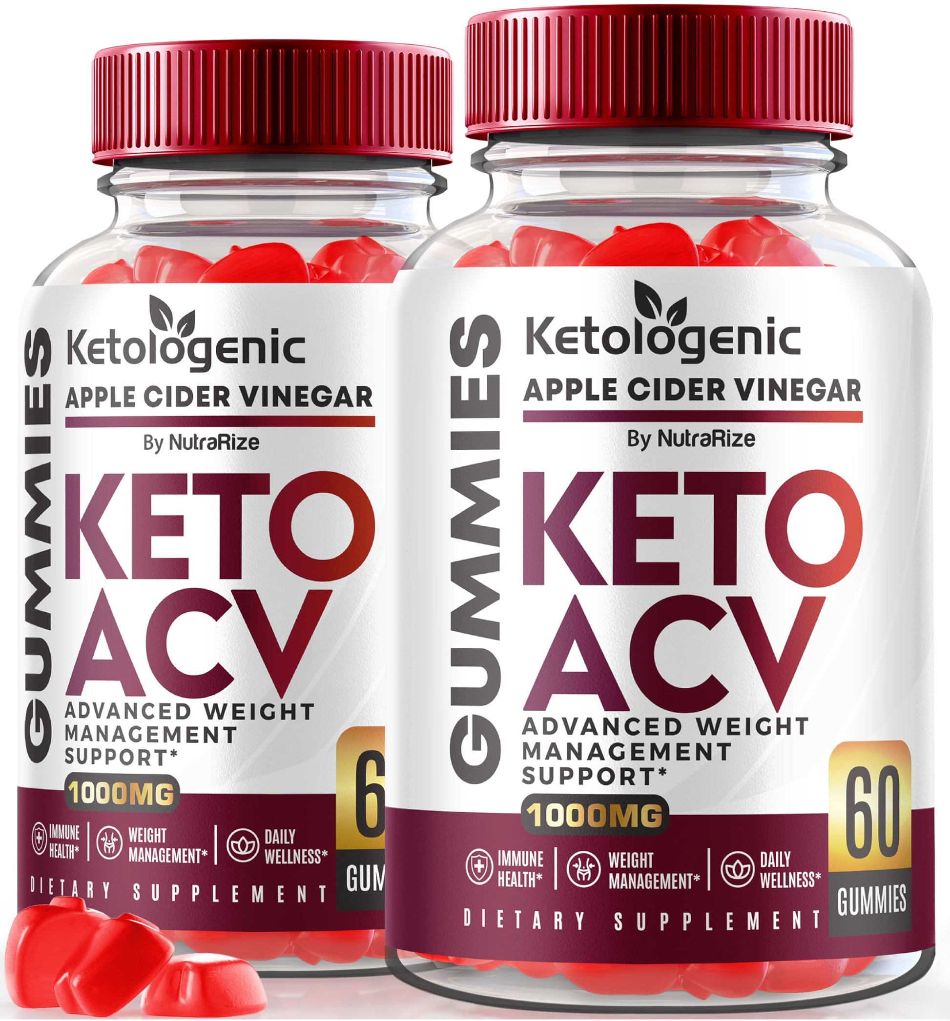 NutraRize Ketologenic Keto ACV Gummies 120 Gummies