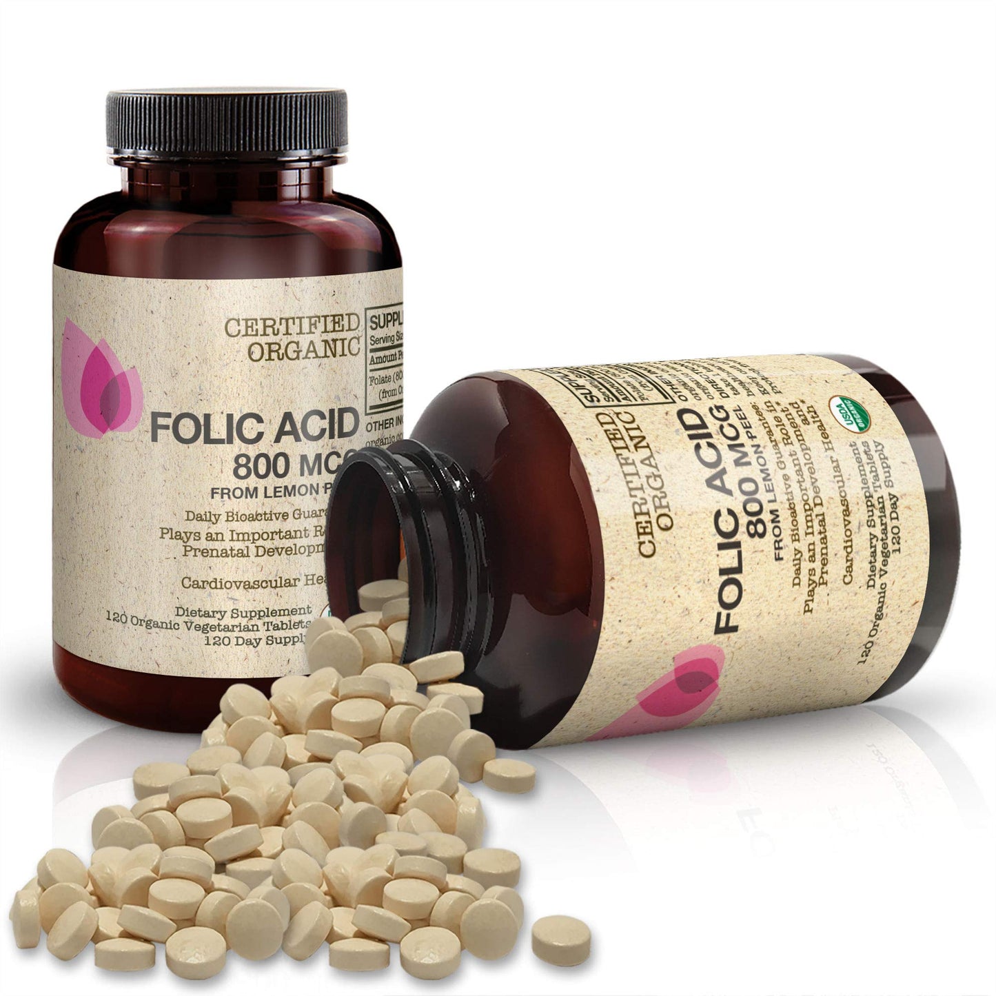 Futurebiotics Folic Acid 800mcg Vegetarian Tablets, 120 Tablets