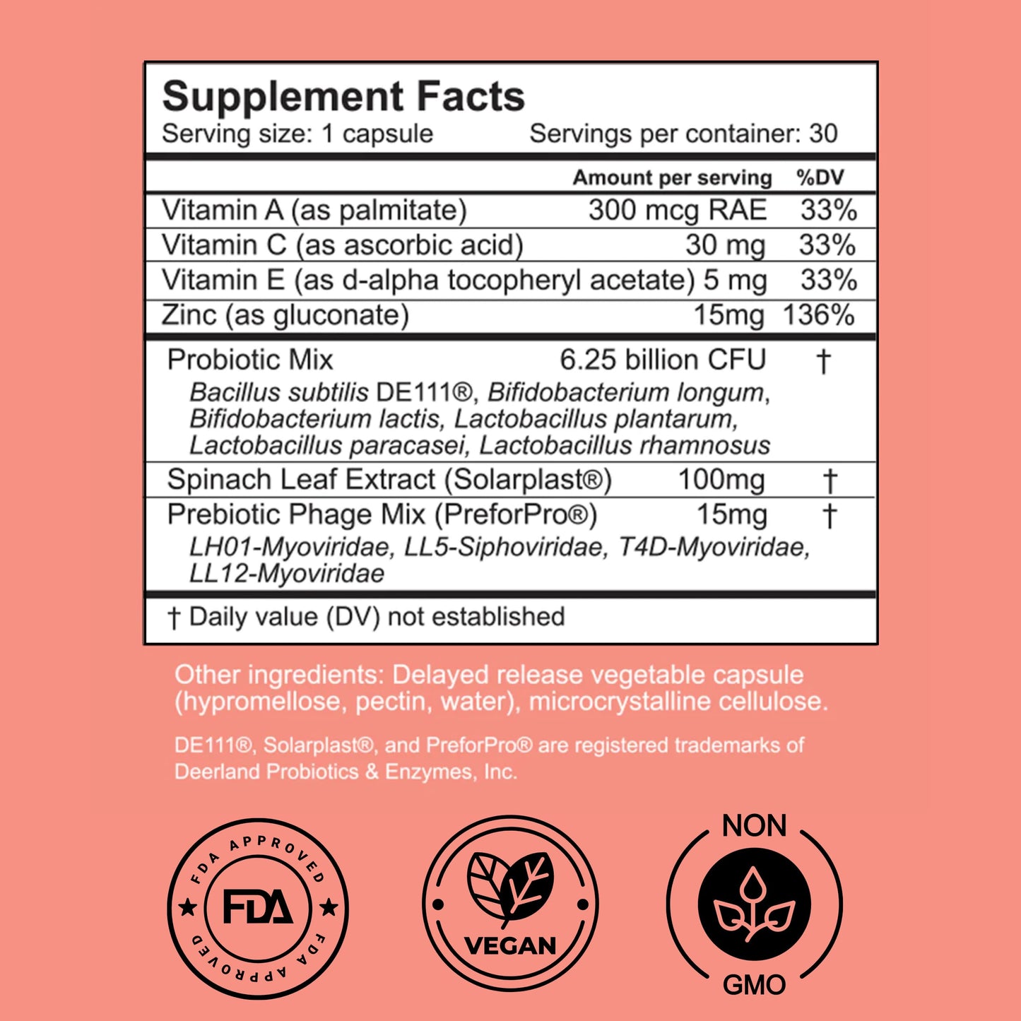 Dermala FOBO Supplement to Be Acne Capsule 30 Count