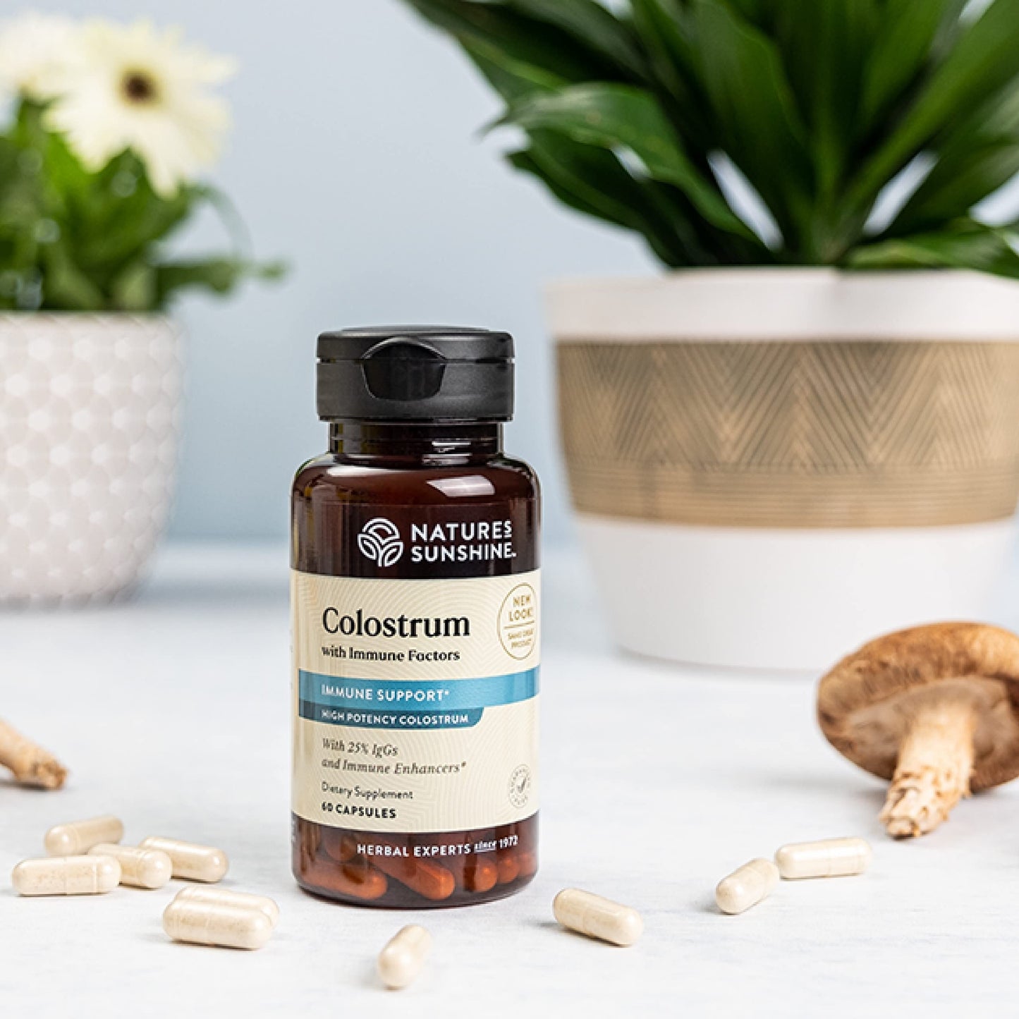 Nature's Sunshine Colostrum with Immune Factors, 60 Capsules
