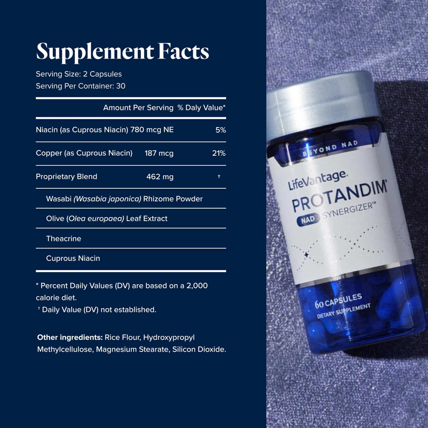 LifeVantage Protandim NAD Synergizer 60 Capsules