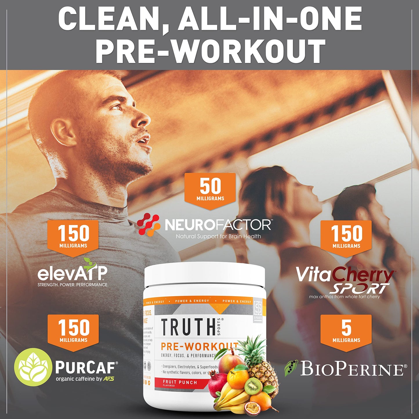 Truth Nutrition Pre Workout Powder 7.1 Ounce
